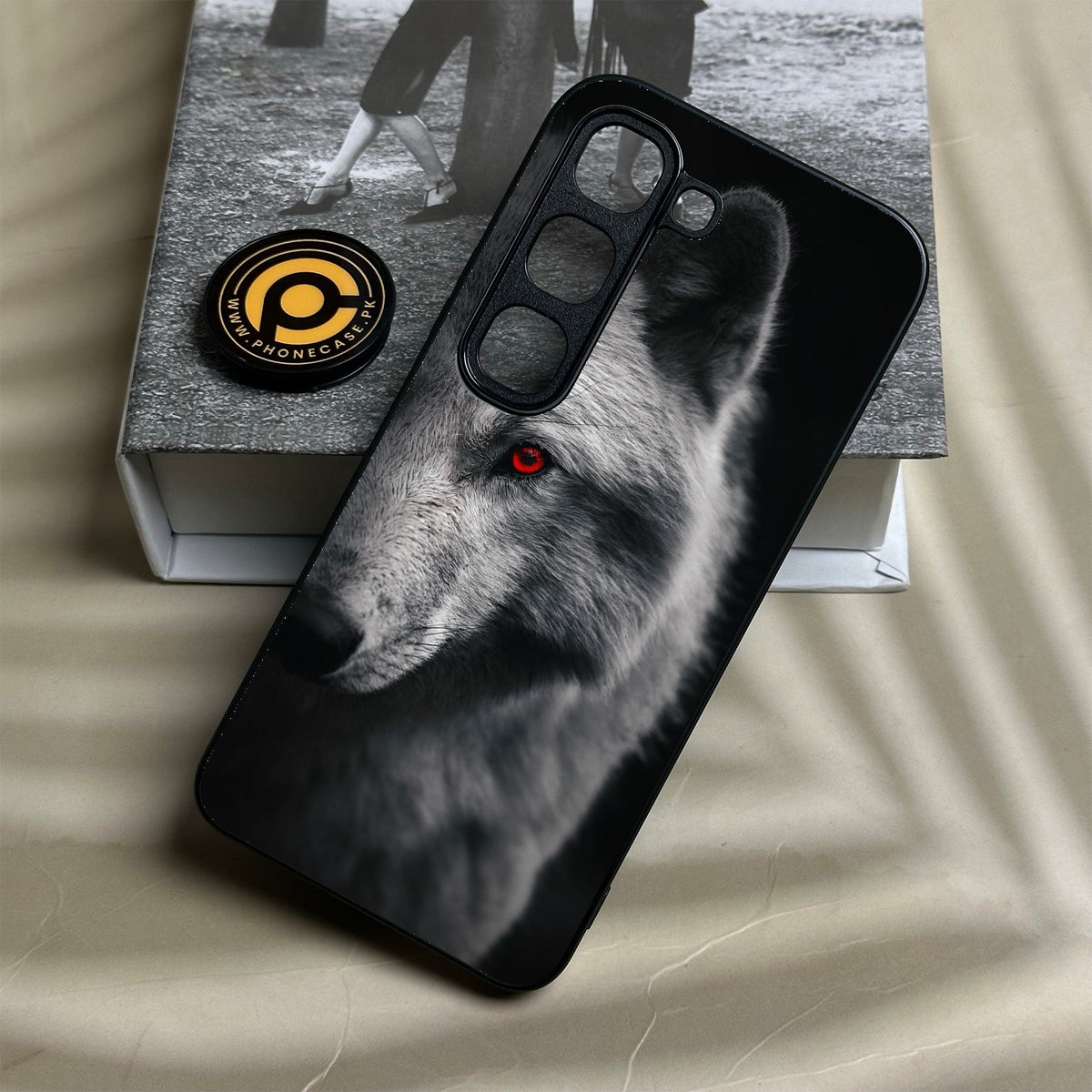 Infinix Hot 70 Pro - Wolf Design 10 - Premium Metal Printed Soft Bumper Shock Proof Case