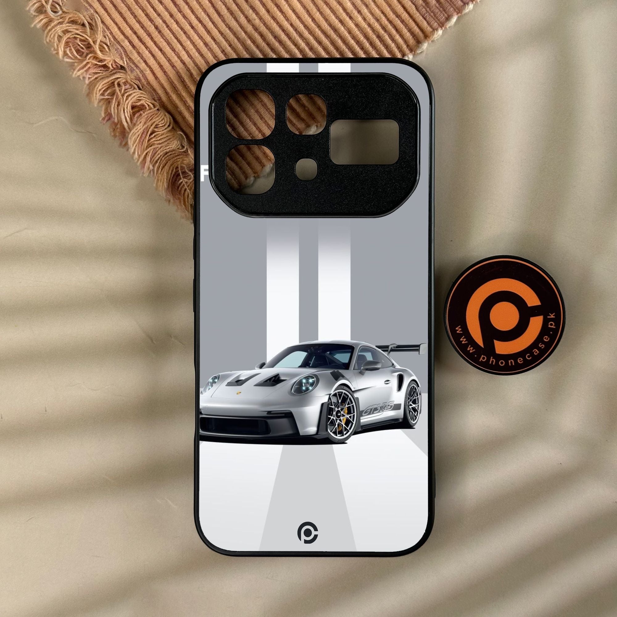 Infinix Note 60 Pro - Porsche Gt3 Rs Thrill - Premium Metal Printed Soft Bumper Shock Proof Case