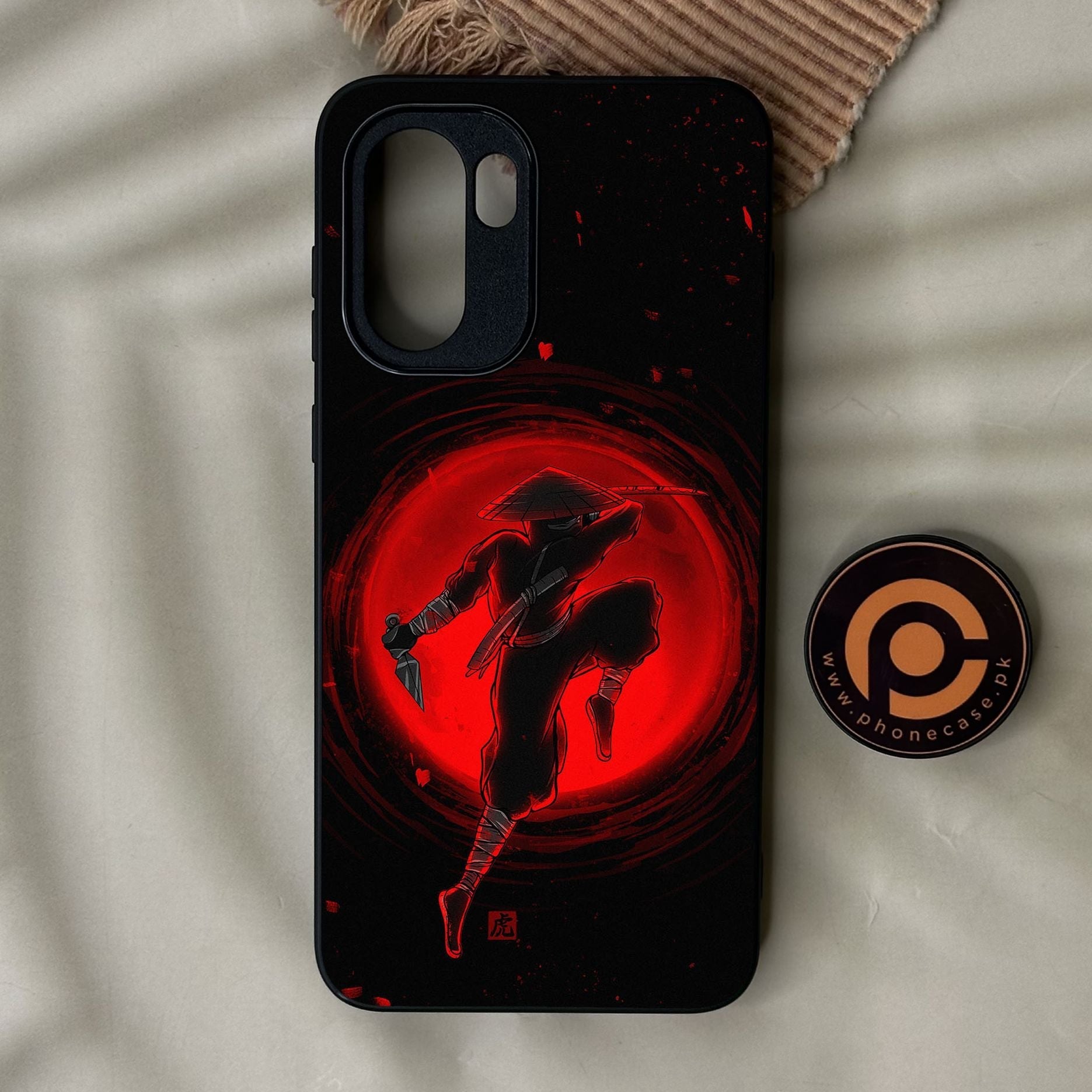OnePlus Ace 6 - Ninja Design 5 - Premium Metal Printed Soft Bumper Shock Proof Case