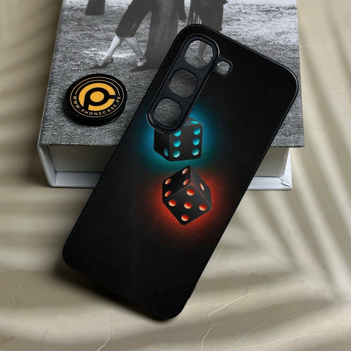 Infinix Hot 70 Pro - Black Art Design 4 - Premium Metal Printed Soft Bumper Shock Proof Case
