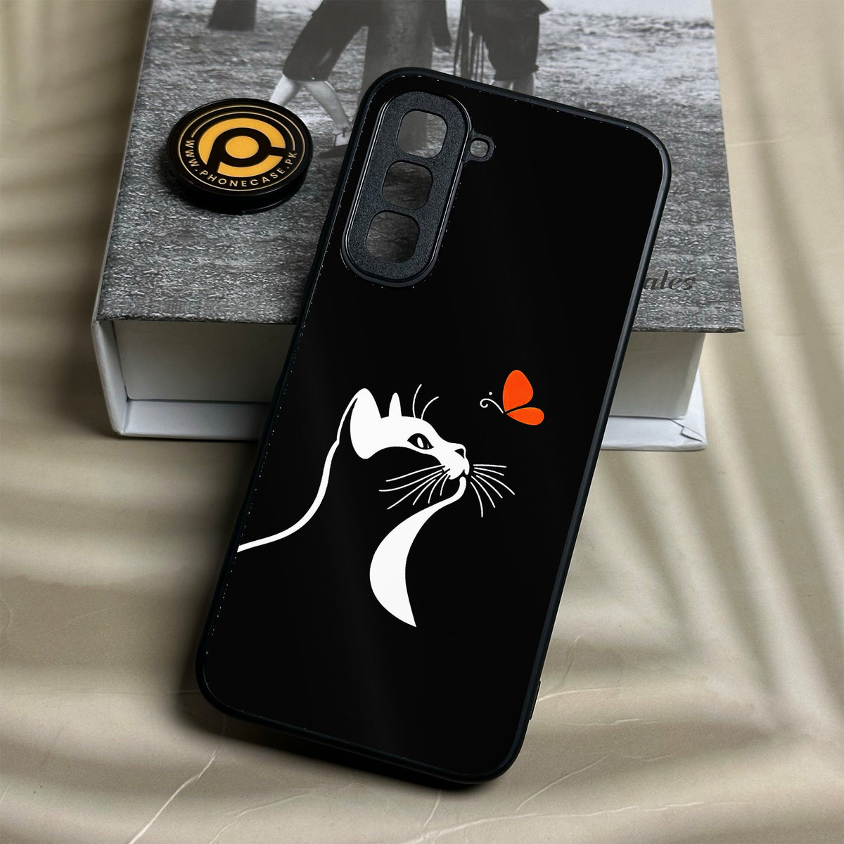 Infinix Hot 70 - Minimalistic Design 3 - Premium Metal Printed Soft Bumper Shock Proof Case