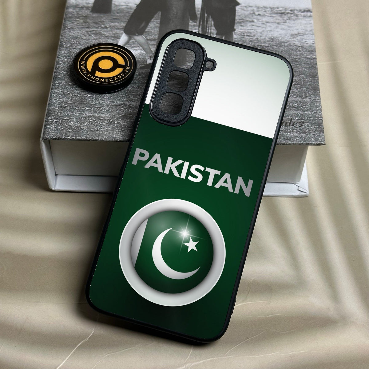 Infinix Hot 70 - Pakistani Flag Design 7 - Premium Metal Printed Soft Bumper Shock Proof Case