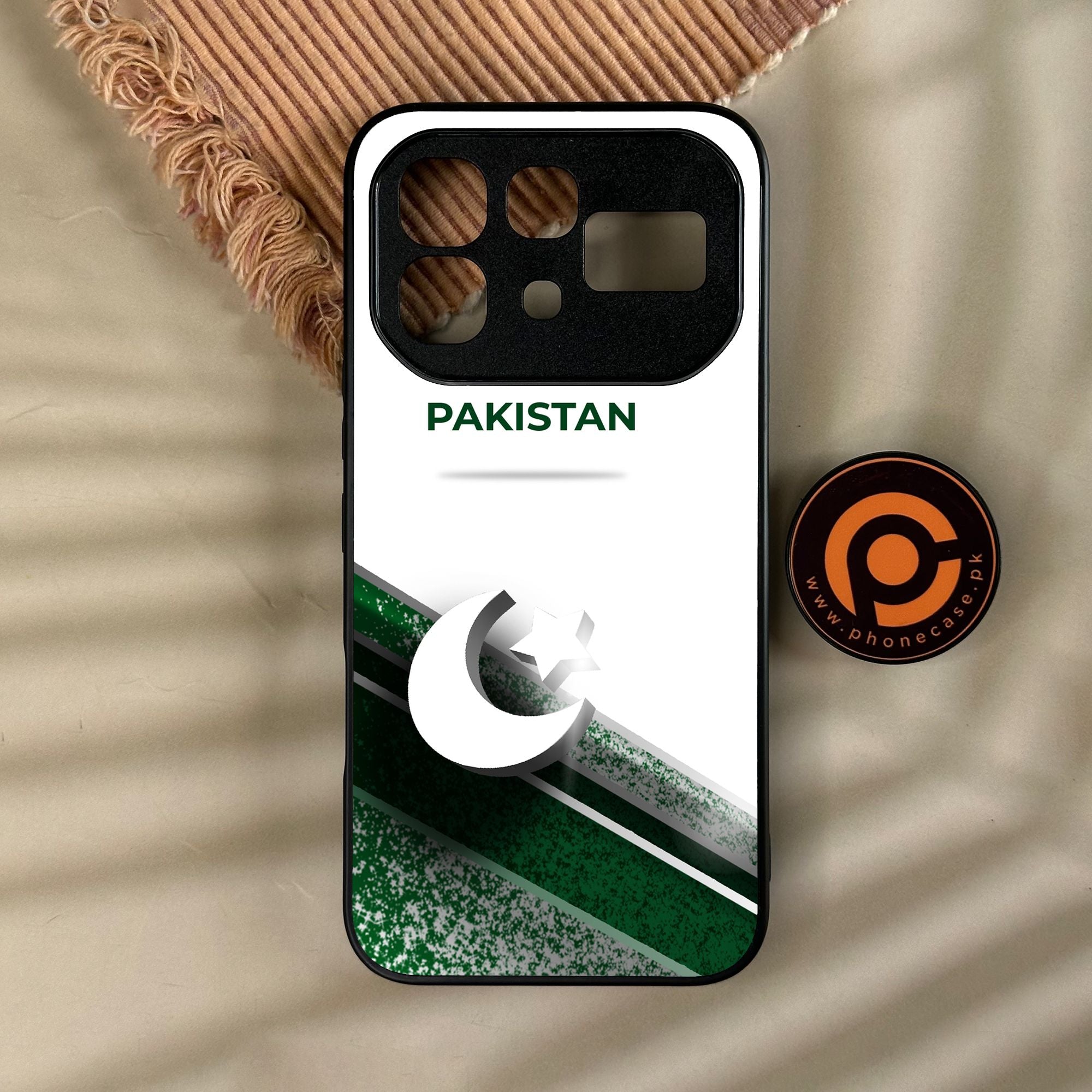 Infinix Note 60 Pro - Pakistani Flag Design 10 - Premium Metal Printed Soft Bumper Shock Proof Case
