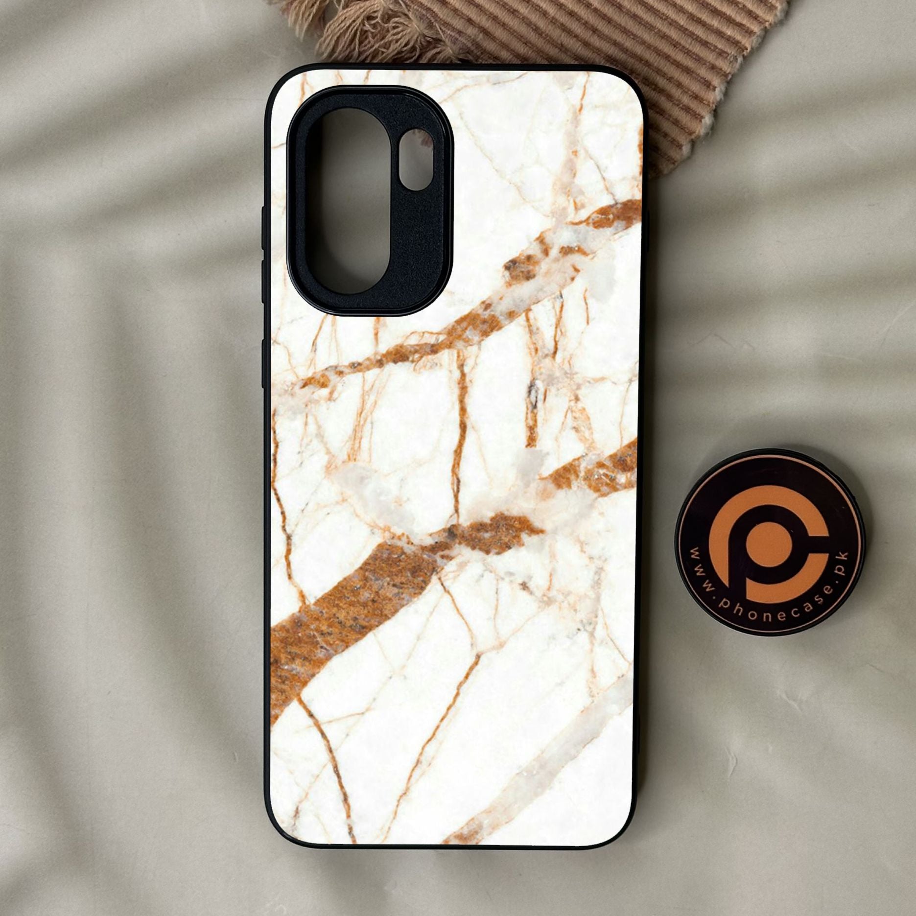 OnePlus 15R - White Design 4 - Premium Metal Printed Soft Bumper Shock Proof Case
