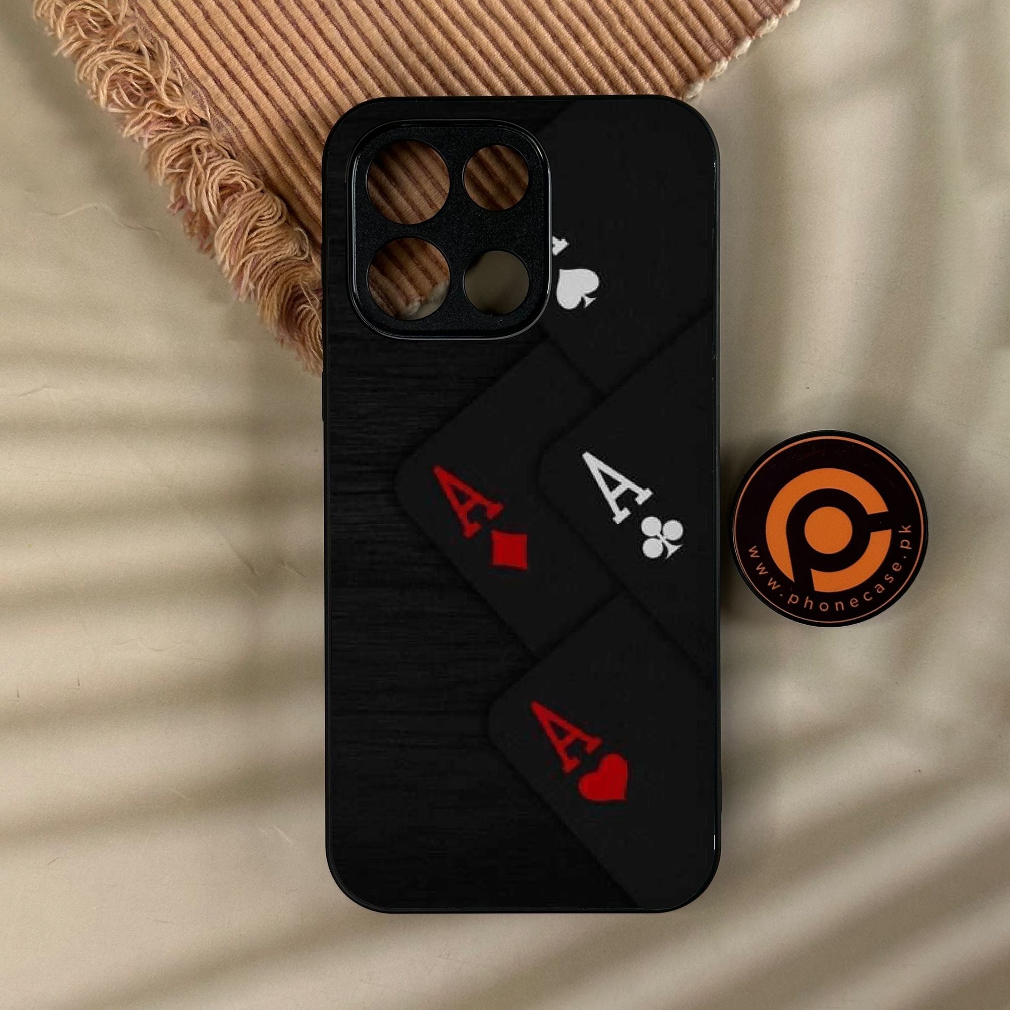 OnePlus Turbo 6 - Black Art Design 5 - Premium Metal Printed Soft Bumper Shock Proof Case