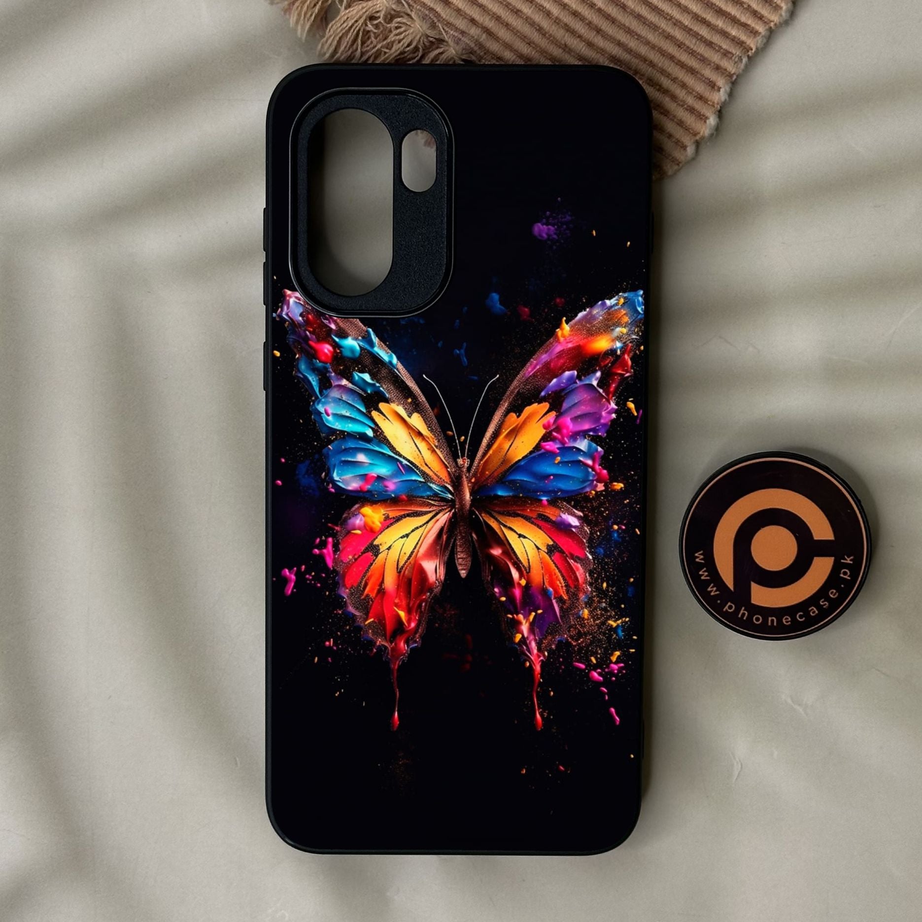 OnePlus Ace 6 - Butterflies Design 7 - Premium Metal Printed Soft Bumper Shock Proof Case