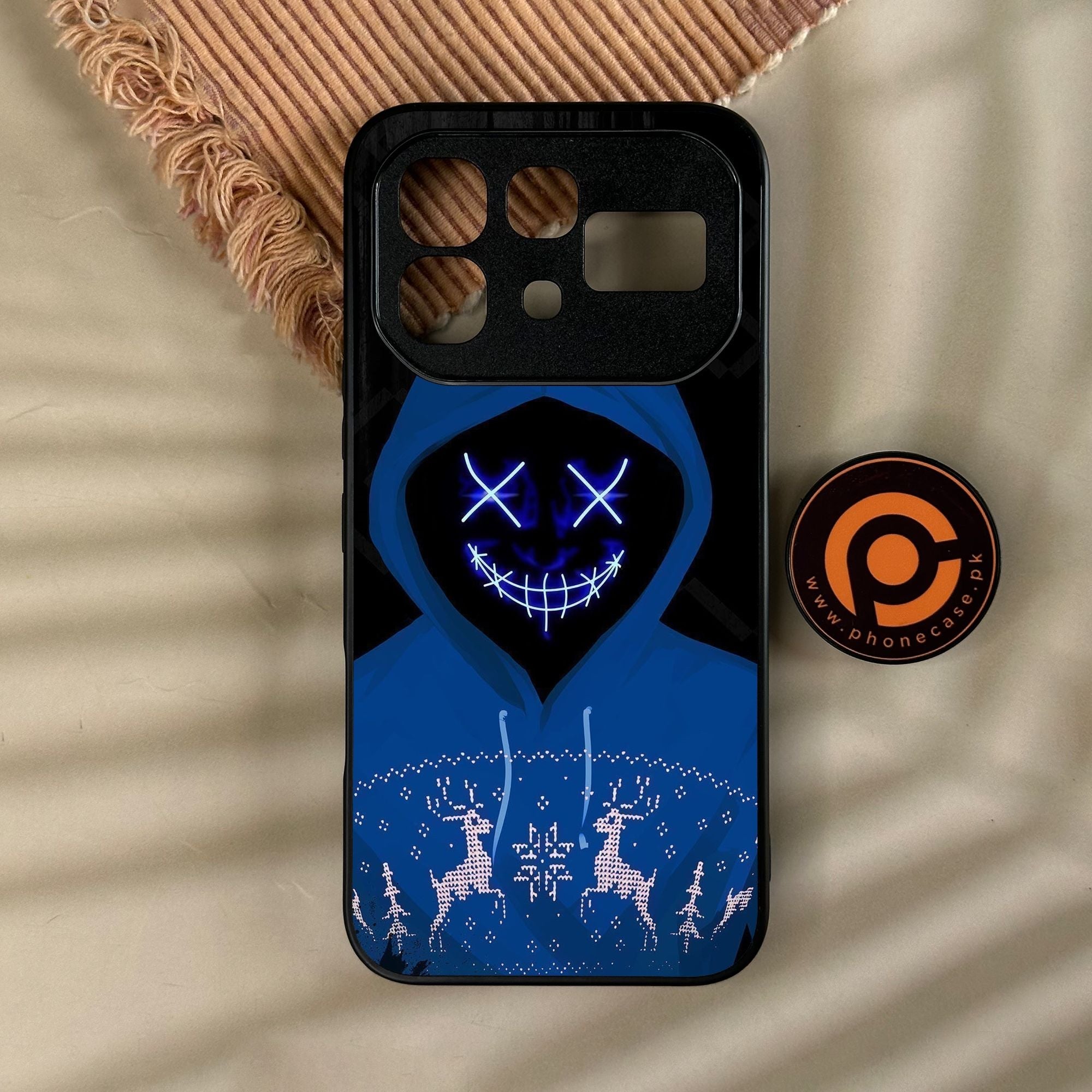 Infinix Note 60 - Anonymous 2.0 Design 9 - Premium Metal Printed Soft Bumper Shock Proof Case