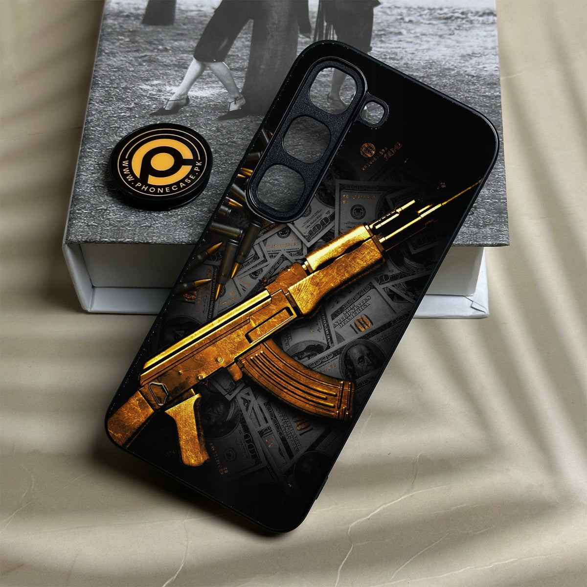 Infinix Hot 70 Pro - Dollar Design 6 - Premium Metal Printed Soft Bumper Shock Proof Case