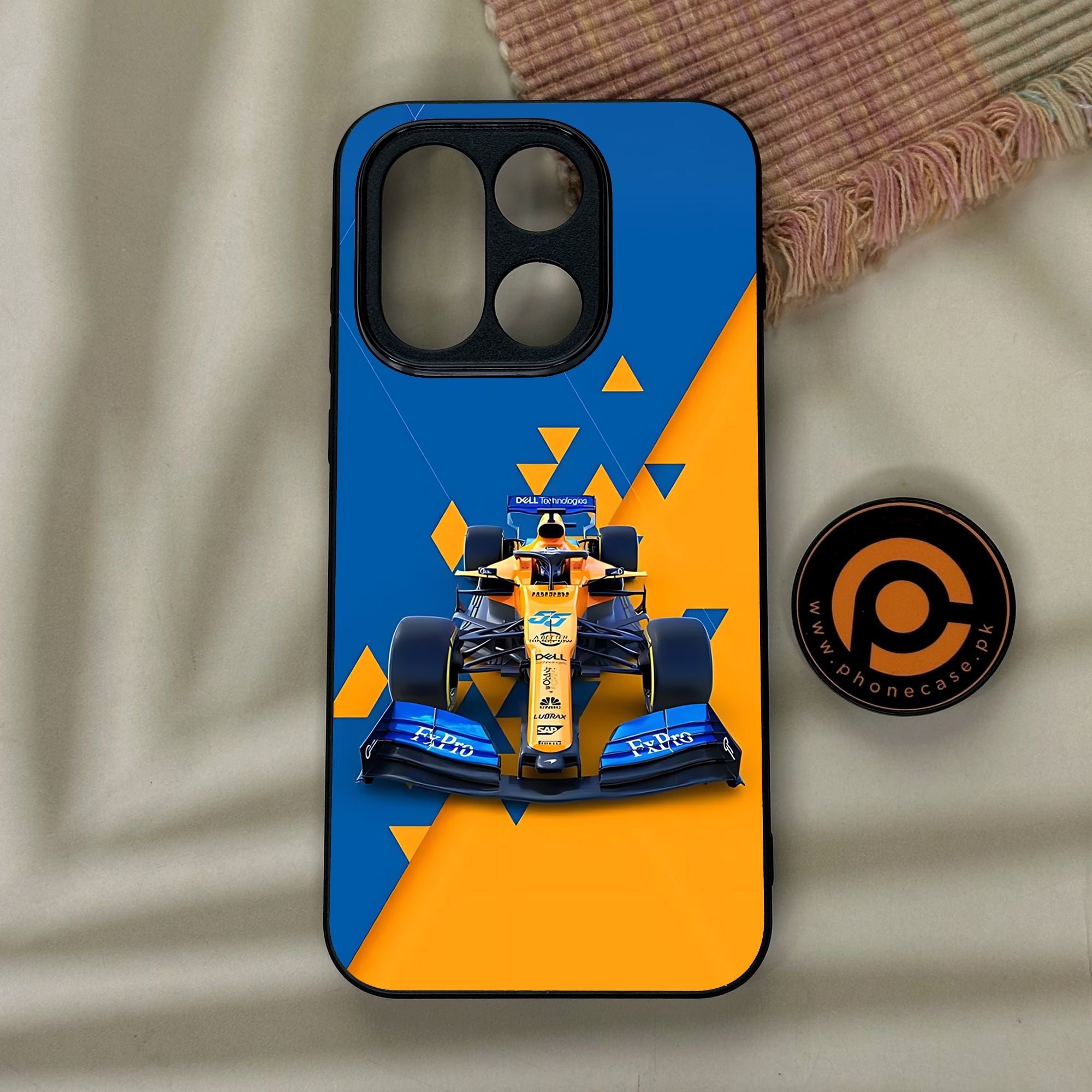 OnePlus 15 - Formula 1 Design 7 - Premium Metal Printed Soft Bumper Shock Proof Case
