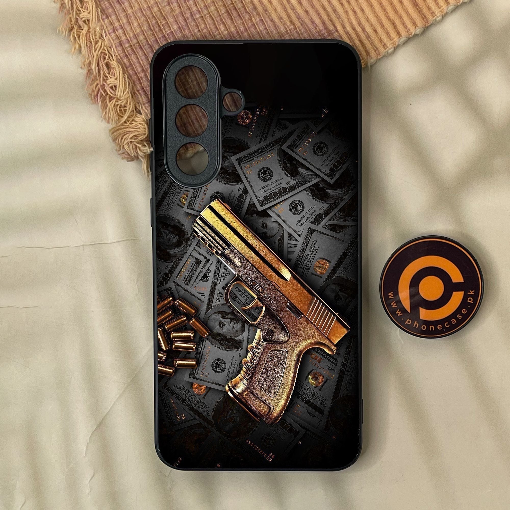 Samsung Galaxy A37 - Dollar Design 7 - Premium Metal Printed Soft Bumper Shock Proof Case
