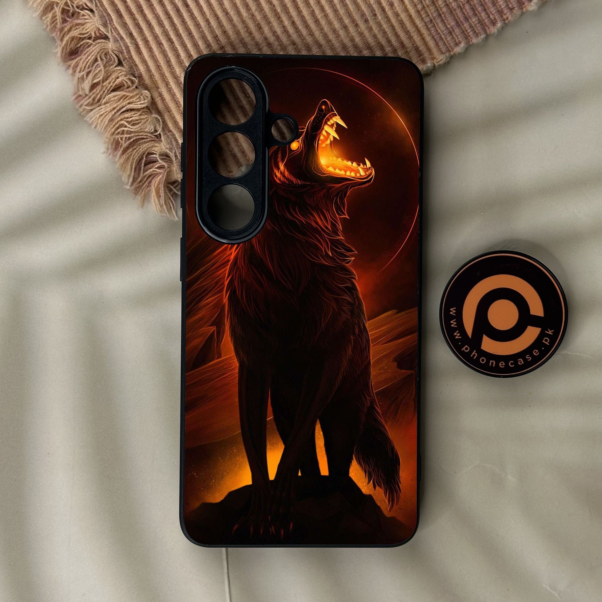 Galaxy S26 - Wolf Design 6 - Premium Metal Printed Soft Bumper Shock Proof Case