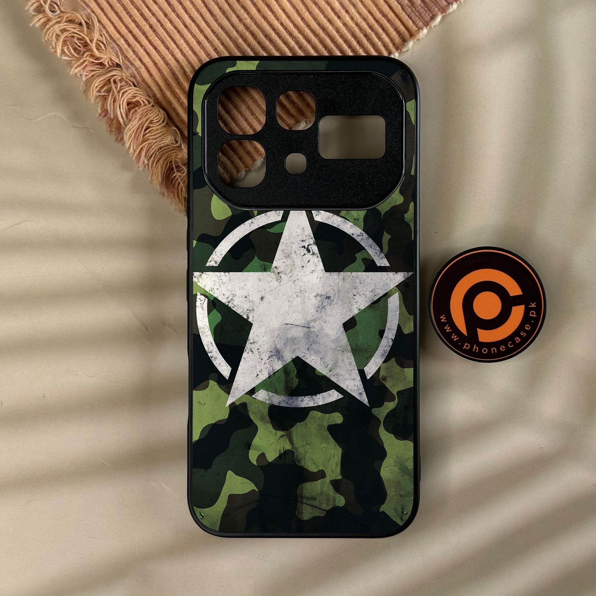 Infinix Note 60 - Ndcom - Premium Metal Printed Soft Bumper Shock Proof Case