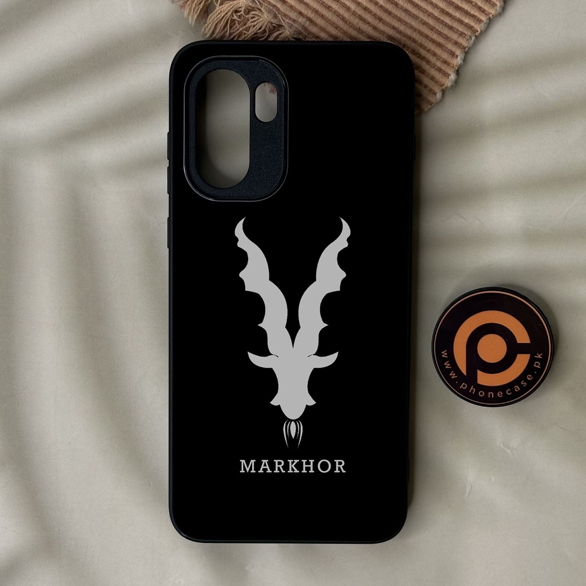 OnePlus 15R - Markhor Design 9 - Premium Metal Printed Soft Bumper Shock Proof Case