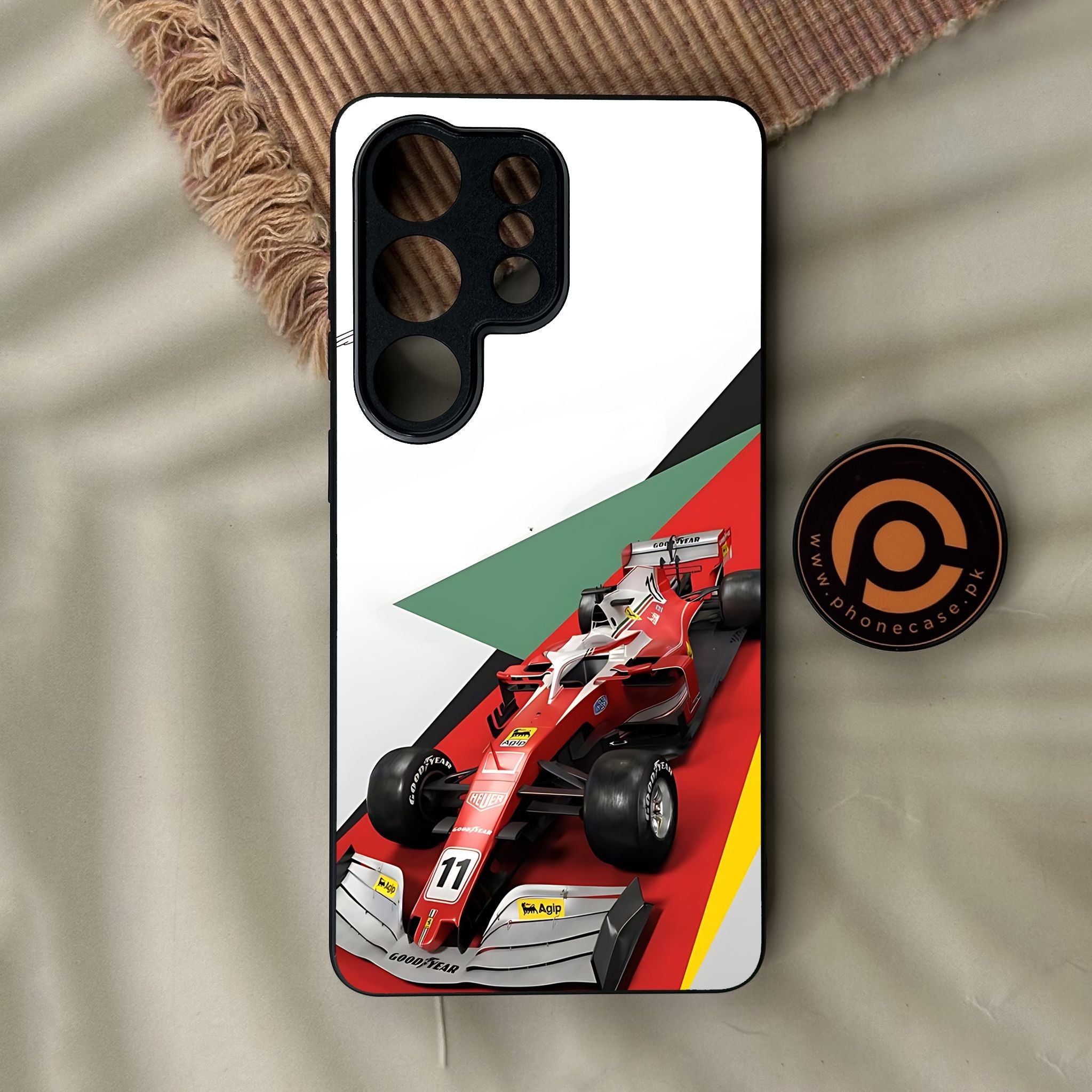 Galaxy S26 Ultra - Formula 1 Design 3 - Premium Metal Printed Soft Bumper Shock Proof Case