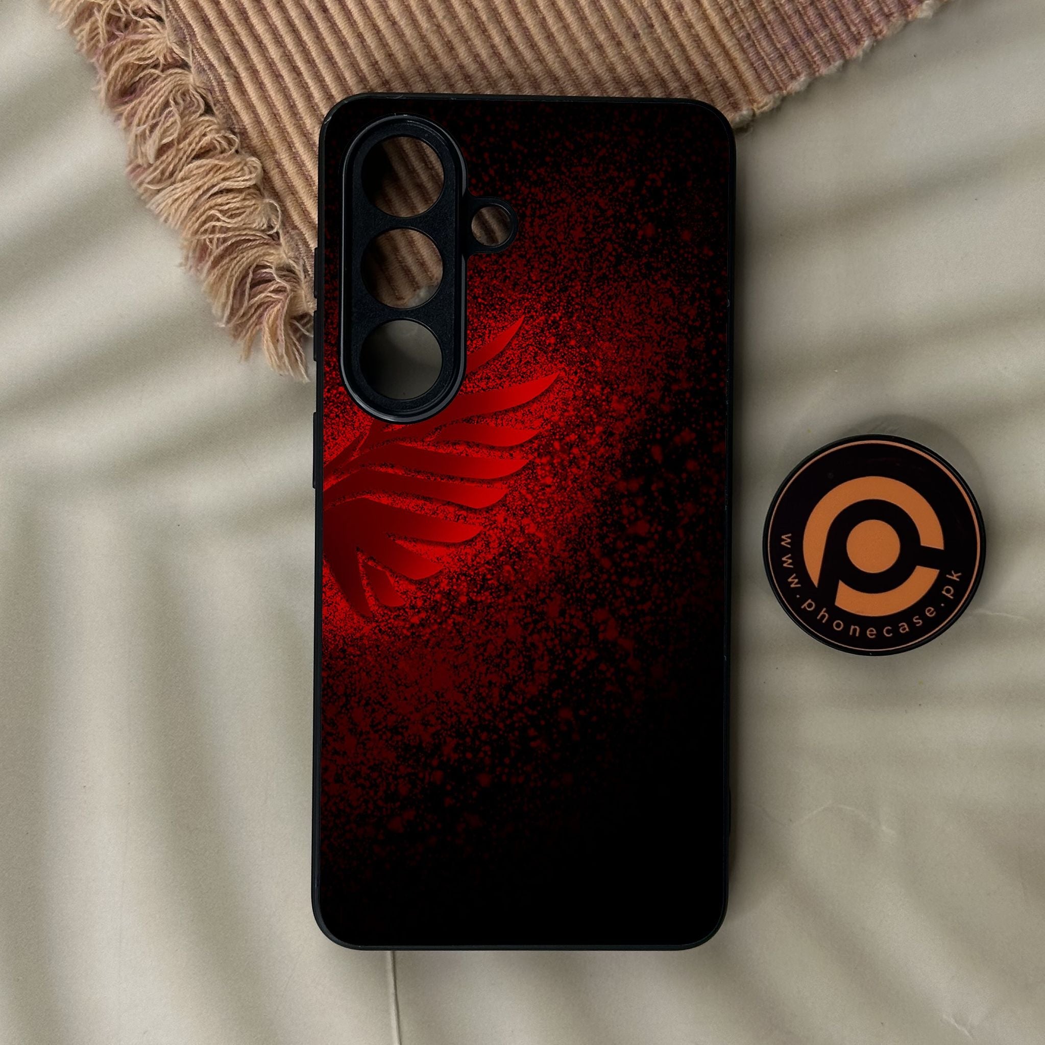 Galaxy S26 - Angel 2.0 Design 2 - Premium Metal Printed Soft Bumper Shock Proof Case