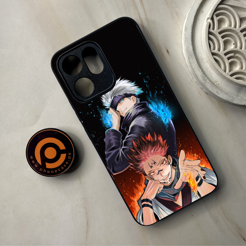 Oppo Reno 14F 5G - Anime 2.0 Series - Premium Metal Printed Soft Bumper Shockproof Case