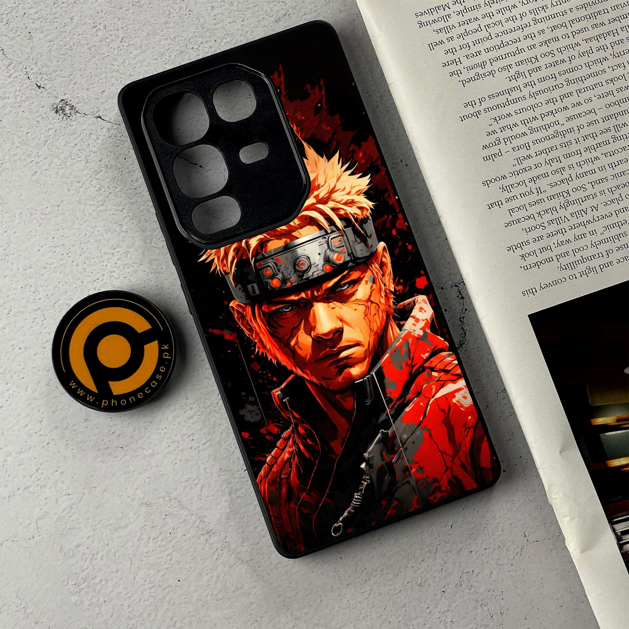 Infinix Note 50 Pro Plus - Anime 2.0 Series - Premium Metal Printed Soft Bumper Shockproof Case