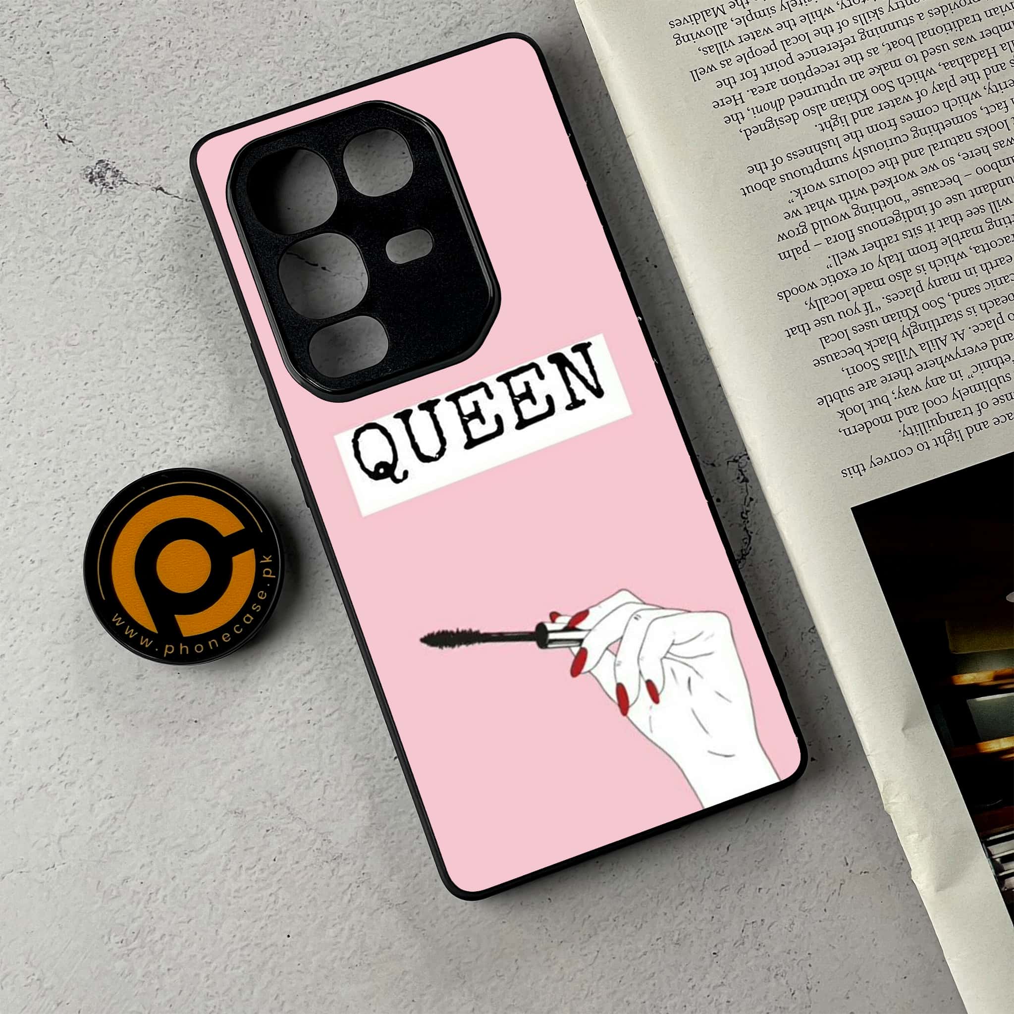 Infinix Note 50 Pro Plus - Anime Girls Series - Premium Metal Printed Soft Bumper Shockproof Case