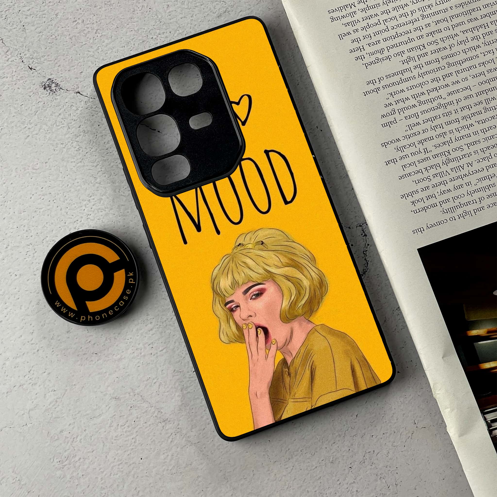 Infinix Note 50 Pro Plus - Anime Girls Series - Premium Metal Printed Soft Bumper Shockproof Case
