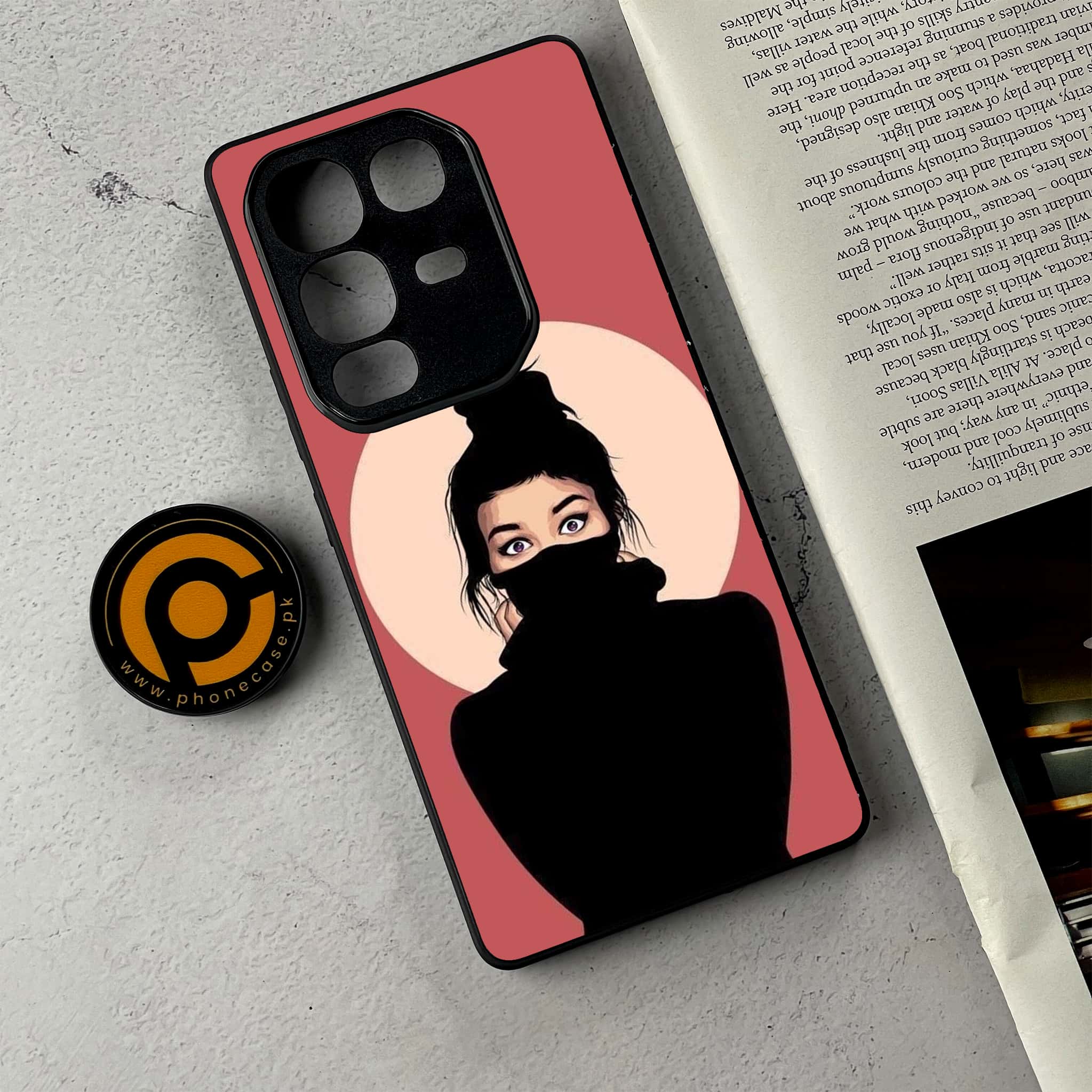 Infinix Note 50 Pro Plus - Anime Girls Series - Premium Metal Printed Soft Bumper Shockproof Case