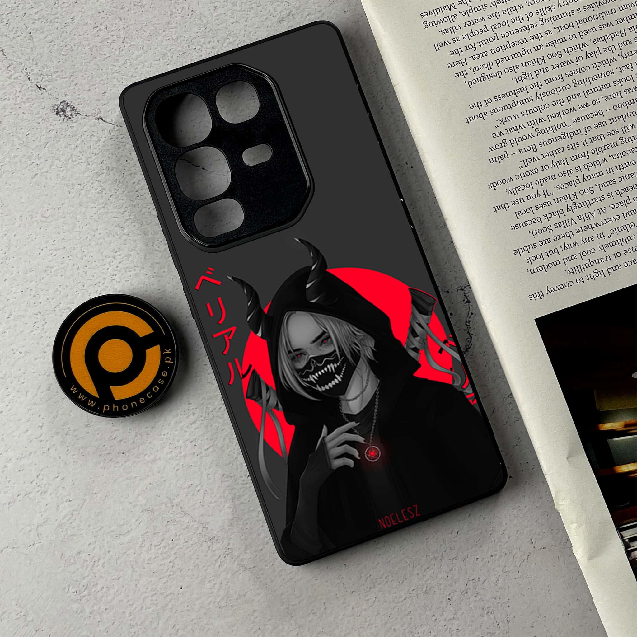 Infinix Note 50 Pro Plus - Anime Series - Premium Metal Printed Soft Bumper Shockproof Case