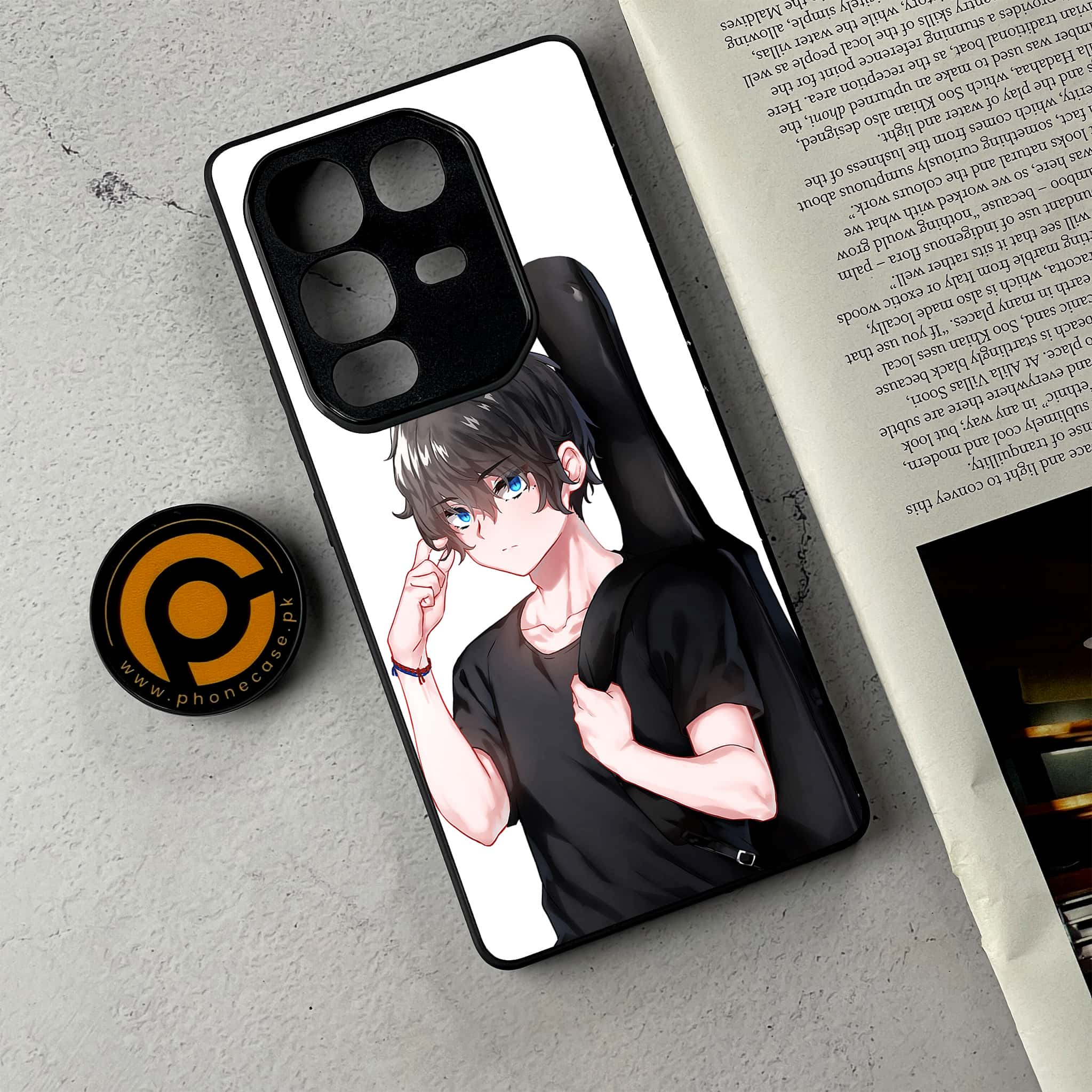 Infinix Note 50 Pro Plus - Anime Series - Premium Metal Printed Soft Bumper Shockproof Case