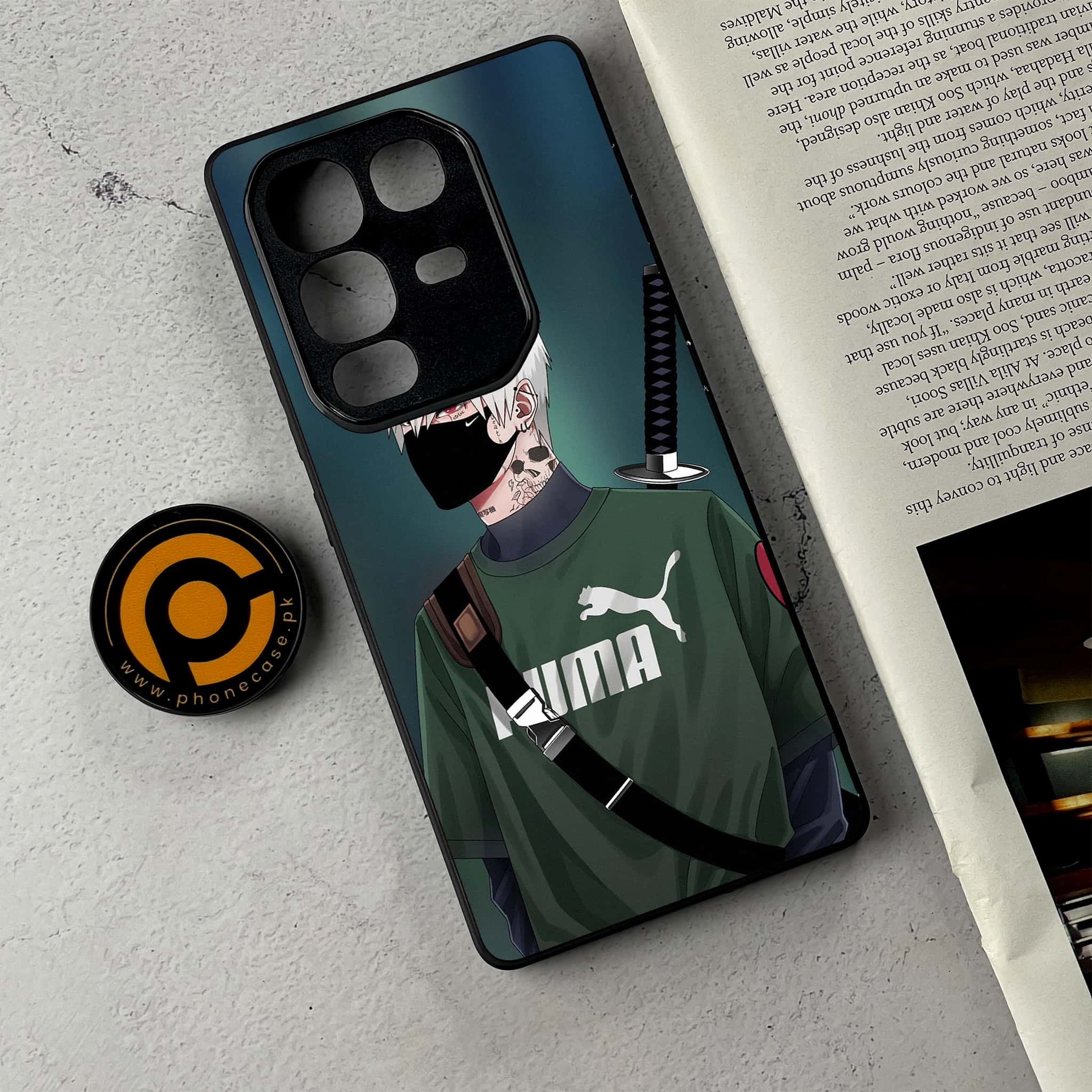 Infinix Note 50 Pro Plus - Anime Series - Premium Metal Printed Soft Bumper Shockproof Case