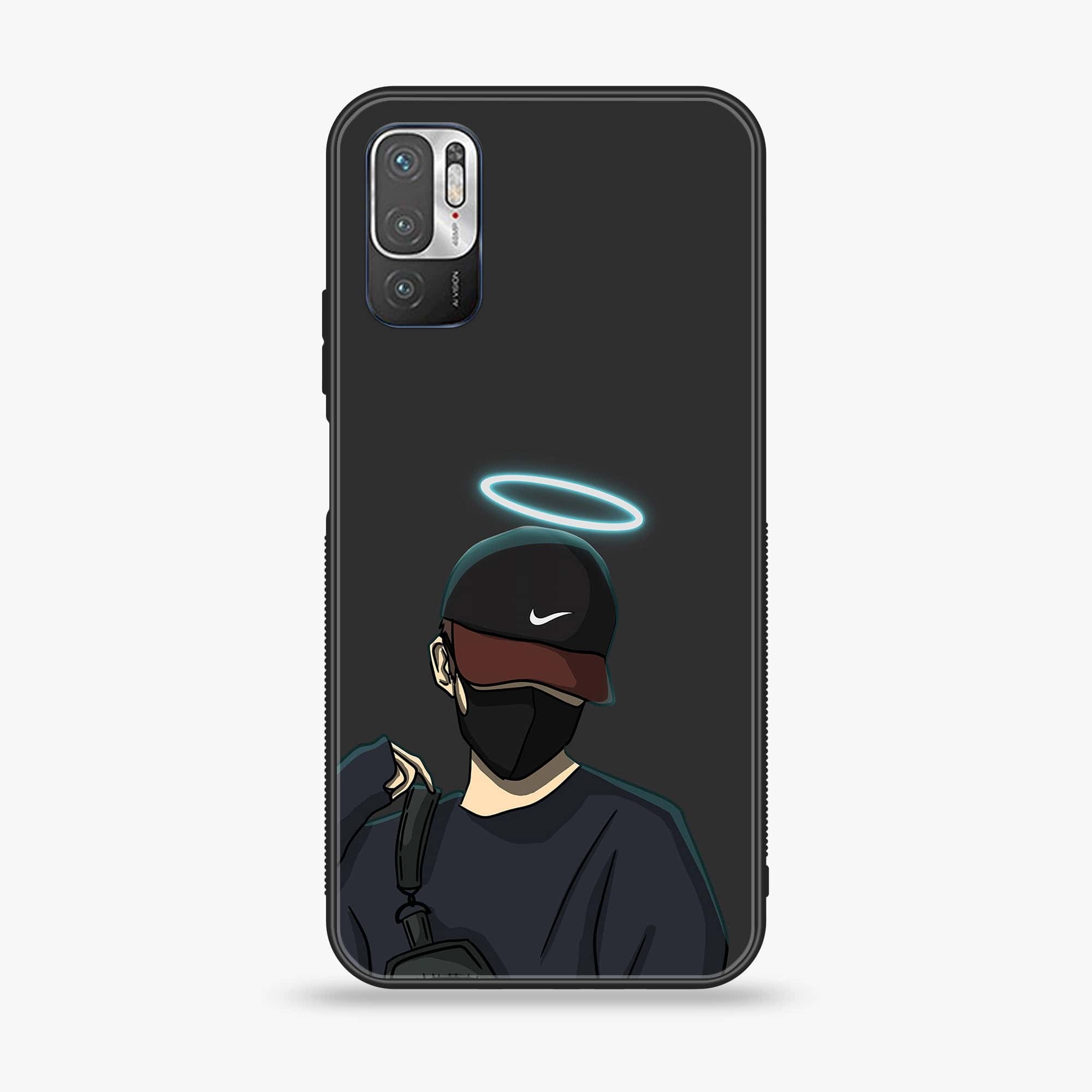 Xiaomi Redmi Note 10 5G - Anime Design 4  - Premium Printed Glass soft Bumper shock Proof Case  CS-34847