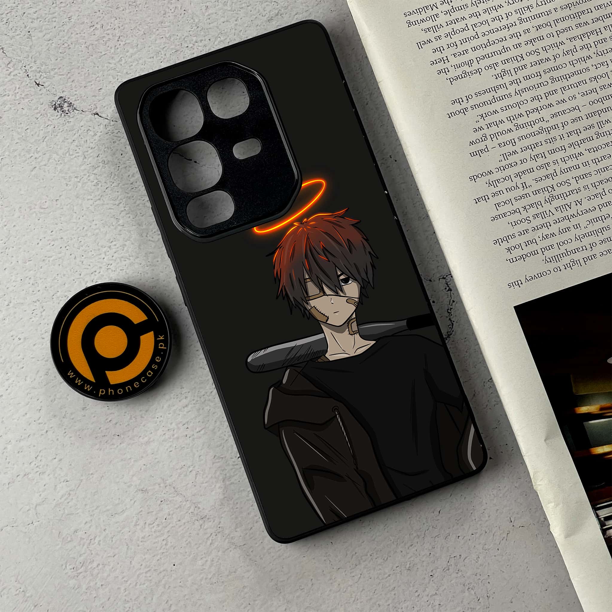 Infinix Note 50 Pro Plus - Anime Series - Premium Metal Printed Soft Bumper Shockproof Case