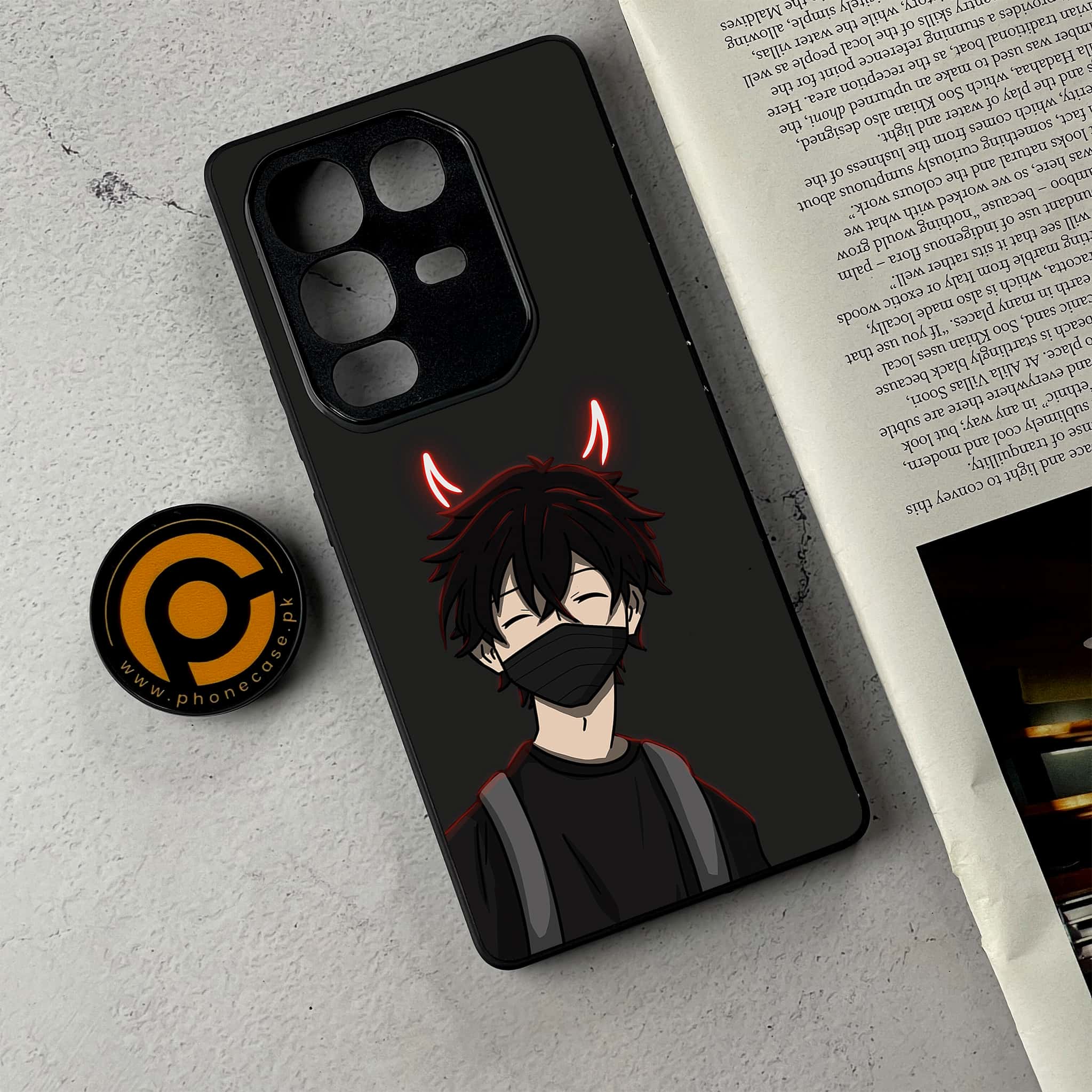 Infinix Note 50 Pro Plus - Anime Series - Premium Metal Printed Soft Bumper Shockproof Case