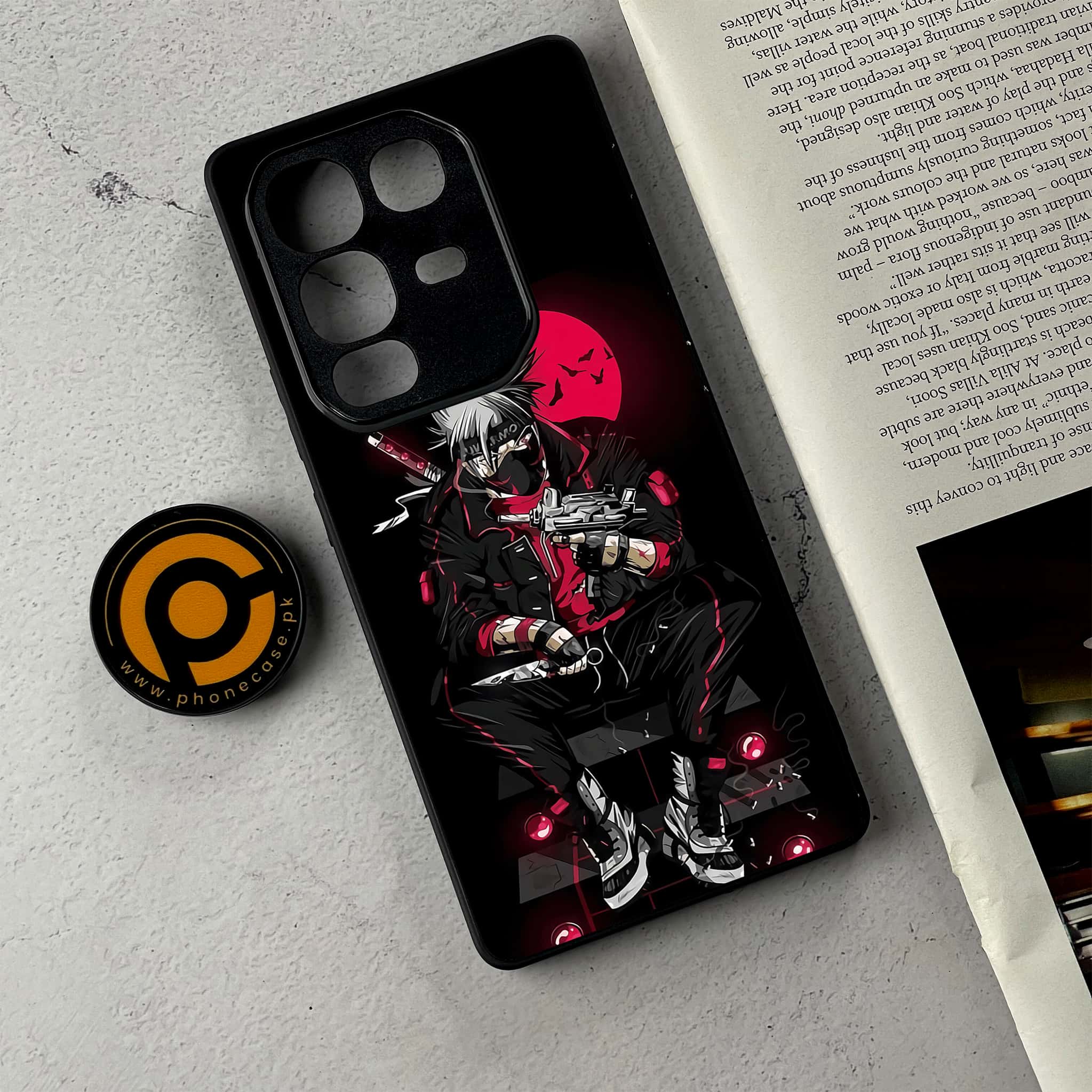 Infinix Note 50 Pro Plus - Anime Series - Premium Metal Printed Soft Bumper Shockproof Case