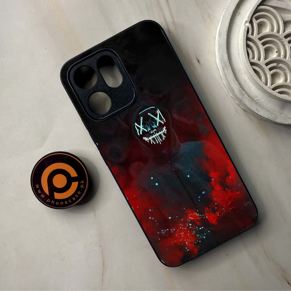 Oppo Reno 14F 5G - Anonymous 2.0 Series - Premium Metal Printed Soft Bumper Shockproof Case