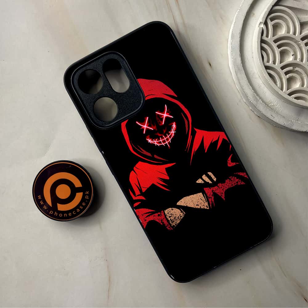 Oppo Reno 14F 5G - Anonymous 2.0 Series - Premium Metal Printed Soft Bumper Shockproof Case