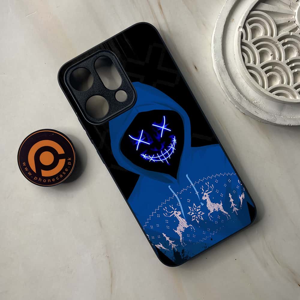 Oppo Reno 14 5G - Anonymous 2.0 Series - Premium Metal Printed soft Bumper shock Proof Case