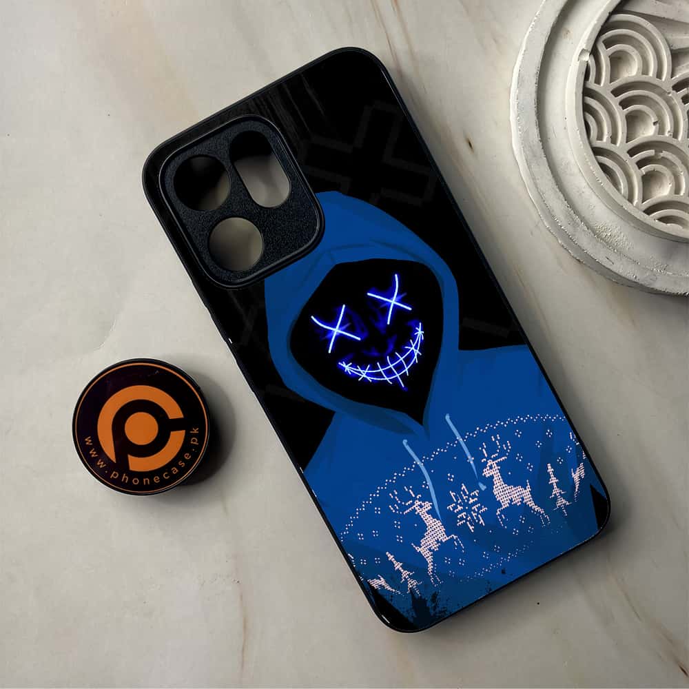Oppo Reno 14F 5G - Anonymous 2.0 Series - Premium Metal Printed Soft Bumper Shockproof Case