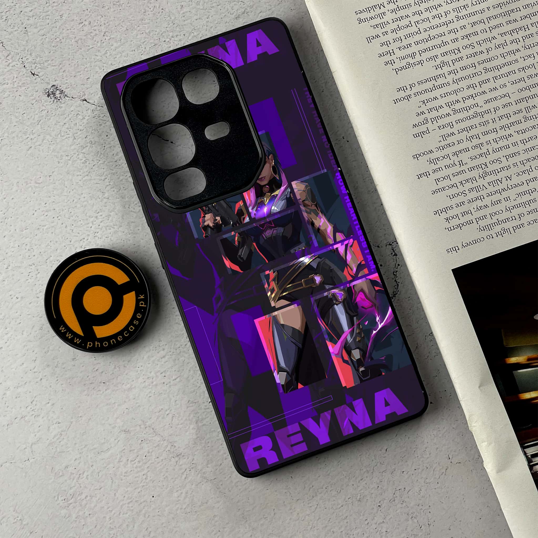 Infinix Note 50 Pro Plus - Battle-Ready Series - Premium Metal Printed Soft Bumper Shockproof Case