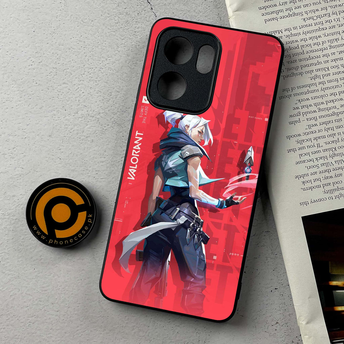 Oppo Reno 14F 5G - Battle-Ready Series - Premium Metal Printed Soft Bumper Shockproof Case