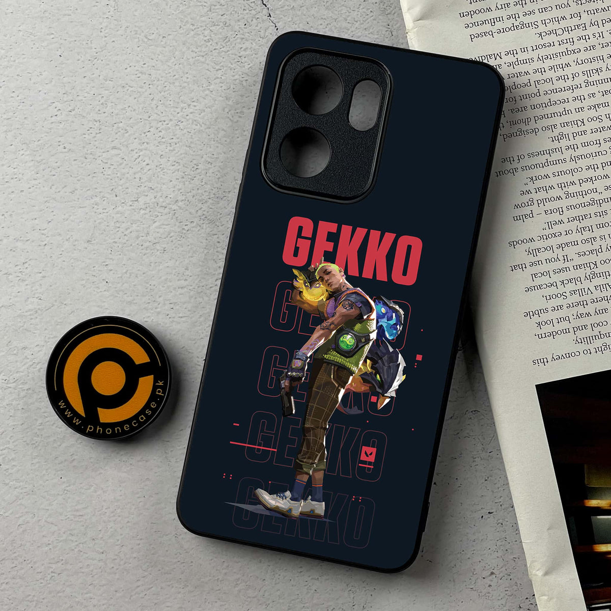 Oppo Reno 14F 5G - Battle-Ready Series - Premium Metal Printed Soft Bumper Shockproof Case