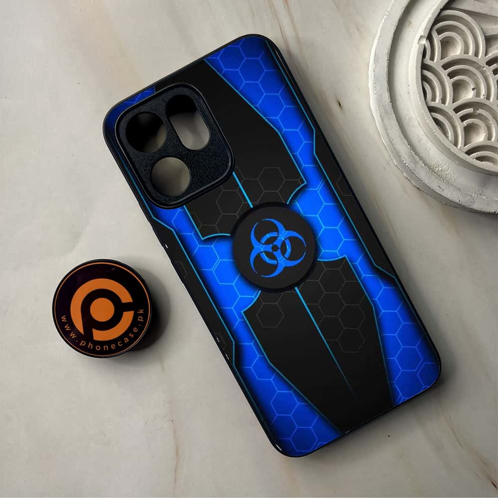Oppo Reno 14F 5G - Biohazard Sign Series - Premium Metal Printed Soft Bumper Shockproof Case