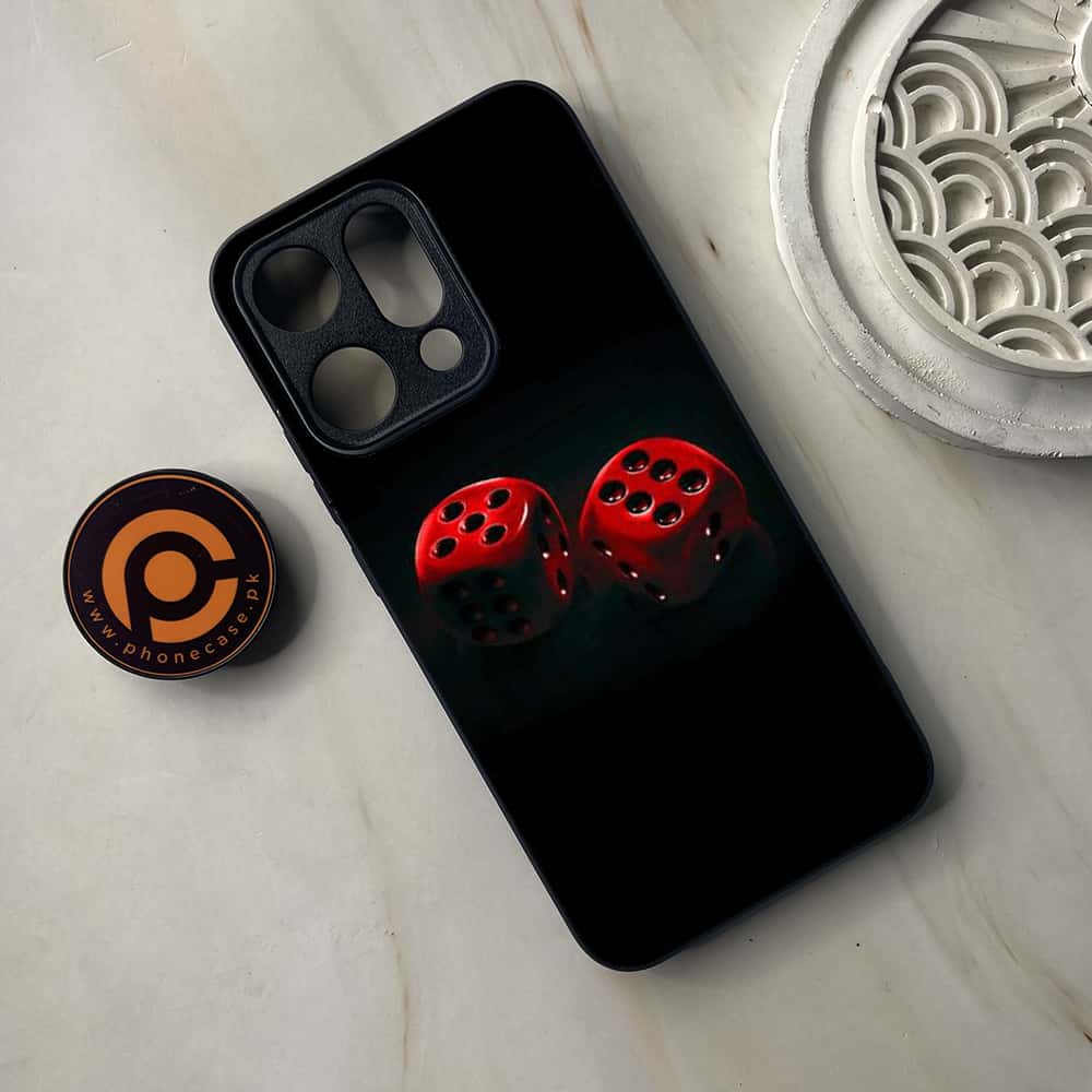 Oppo Reno 14 5G - Black Art Design 3- Premium Metal Printed soft Bumper shock Proof Case CS-51668