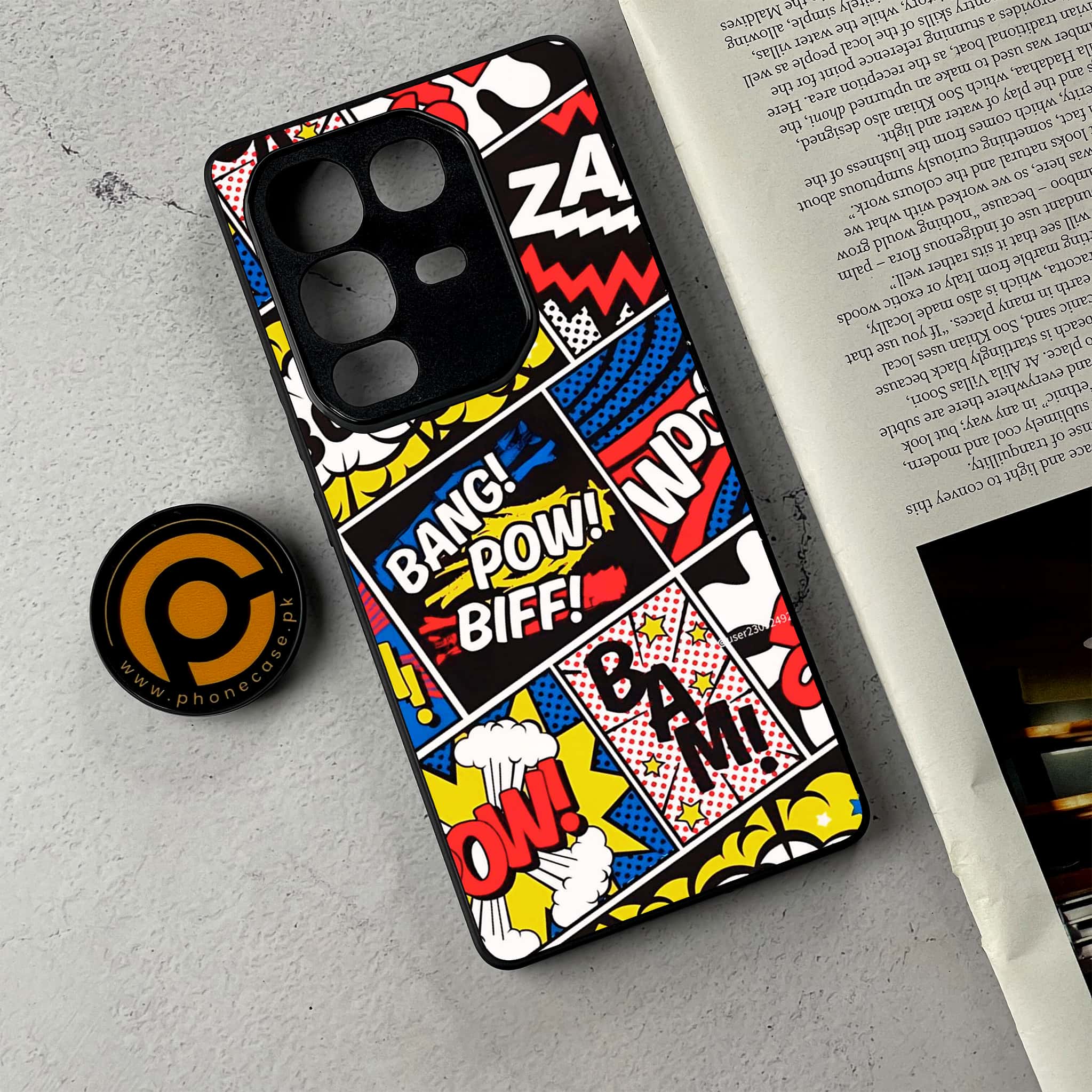 Infinix Note 50 Pro Plus - Boom - Premium Metal Printed Soft Bumper Shockproof Case