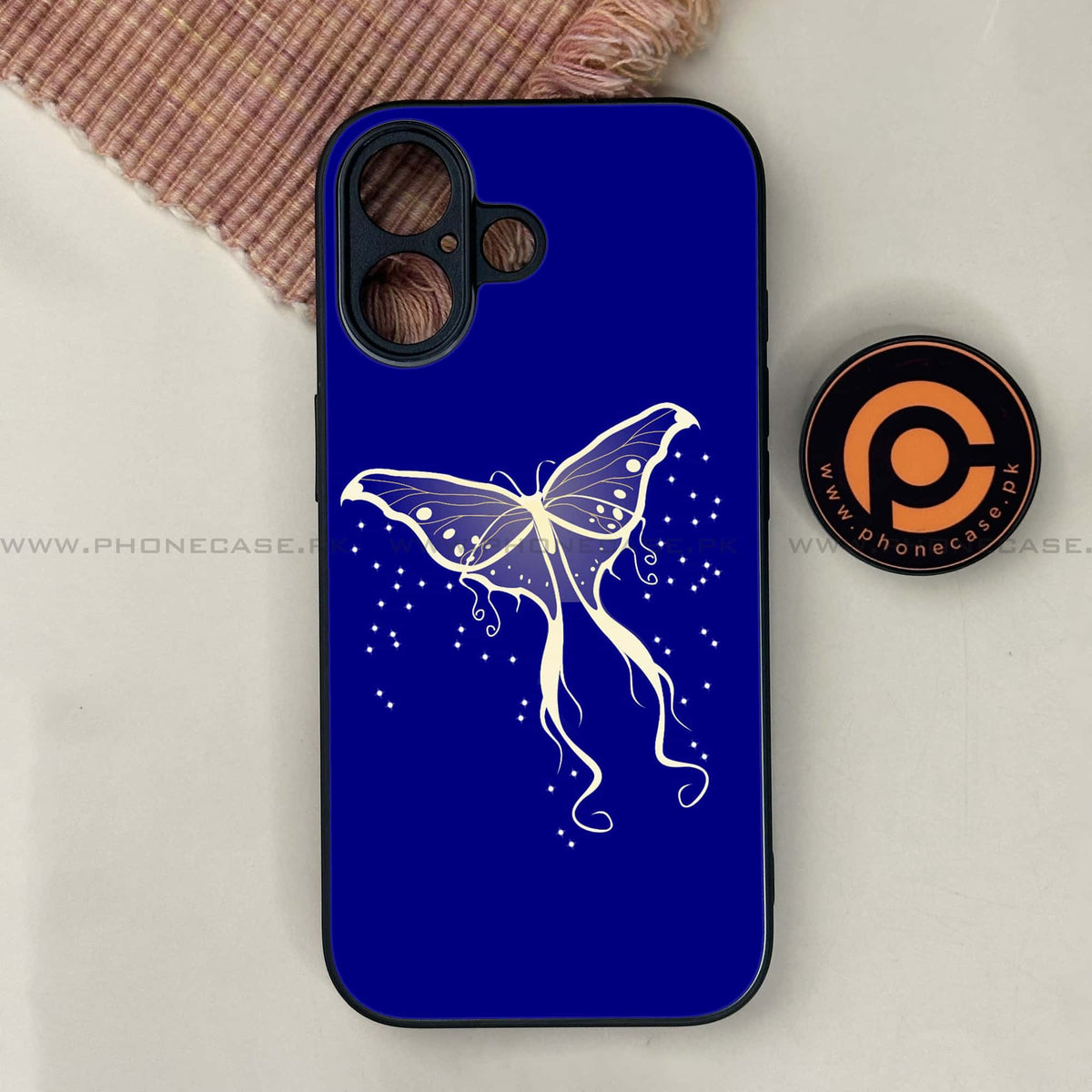 Butterflies Design- Premium Printed Metal soft Bumper shock Proof Case All Models