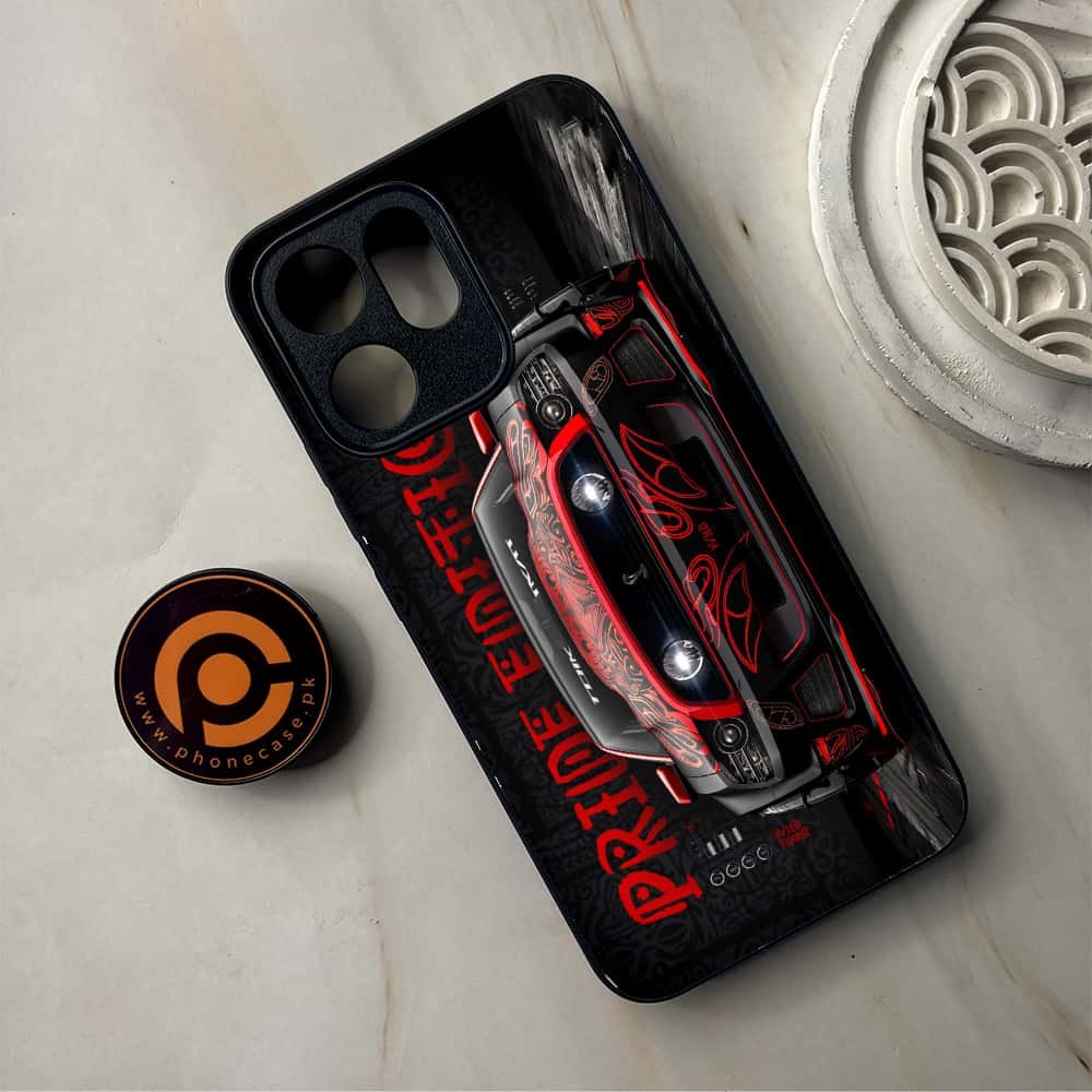 Oppo Reno 14F 5G - Cobra X Racing Car - Premium Metal Printed Soft Bumper Shockproof Case