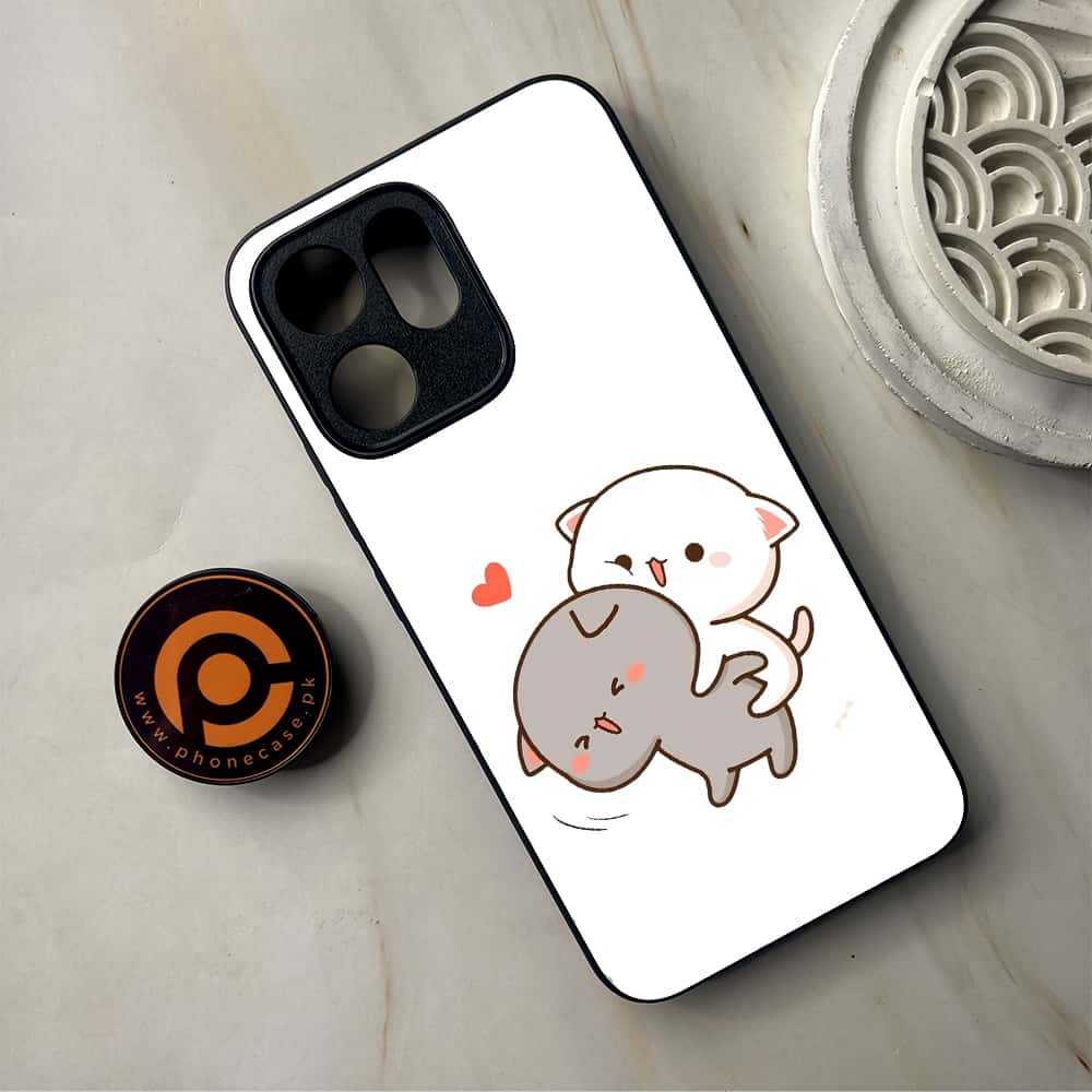 Oppo Reno 14F 5G - Cute BuBu DuDu Series - Premium Metal Printed Soft Bumper Shockproof Case