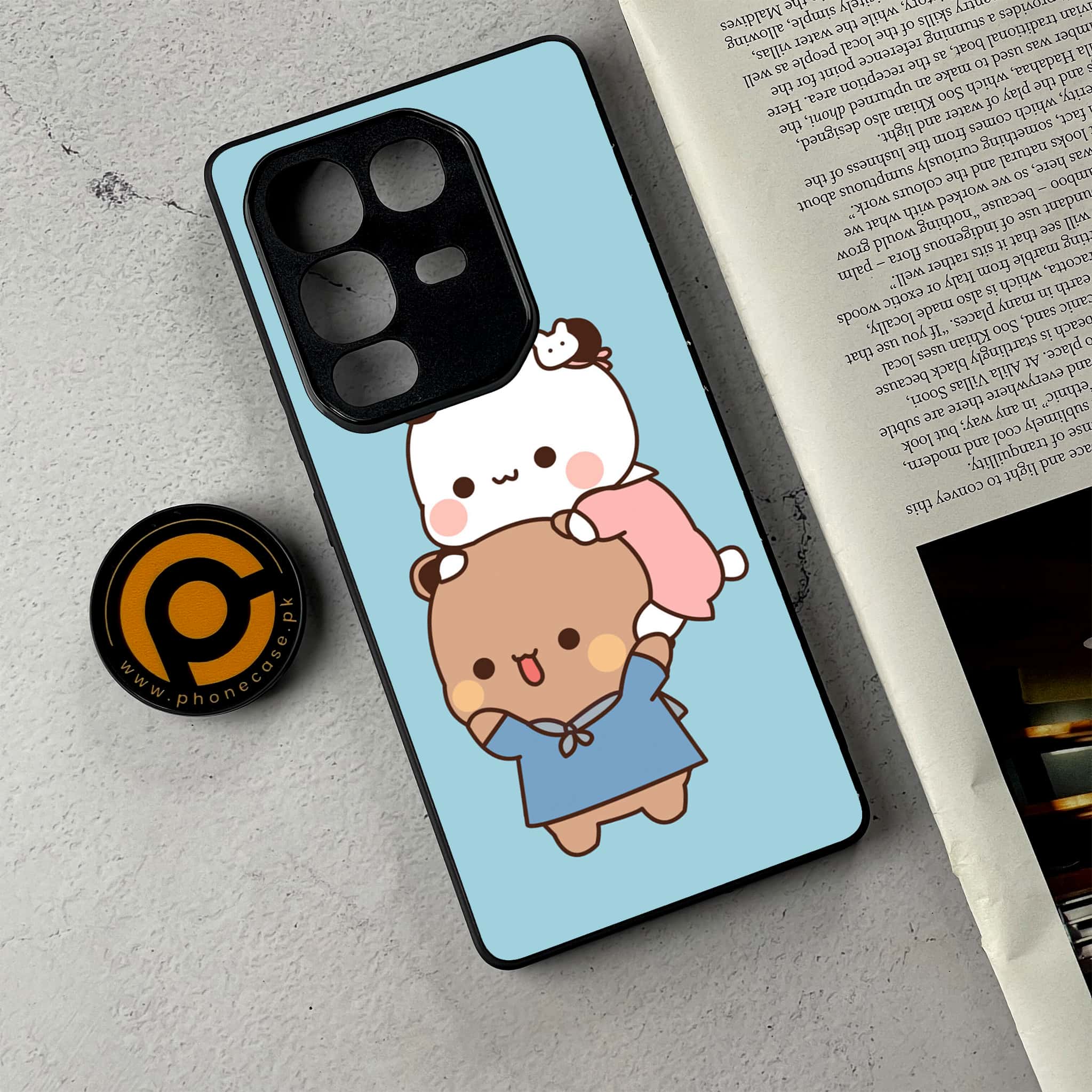 Infinix Note 50 Pro Plus - Cute BuBu DuDu Series - Premium Metal Printed Soft Bumper Shockproof Case