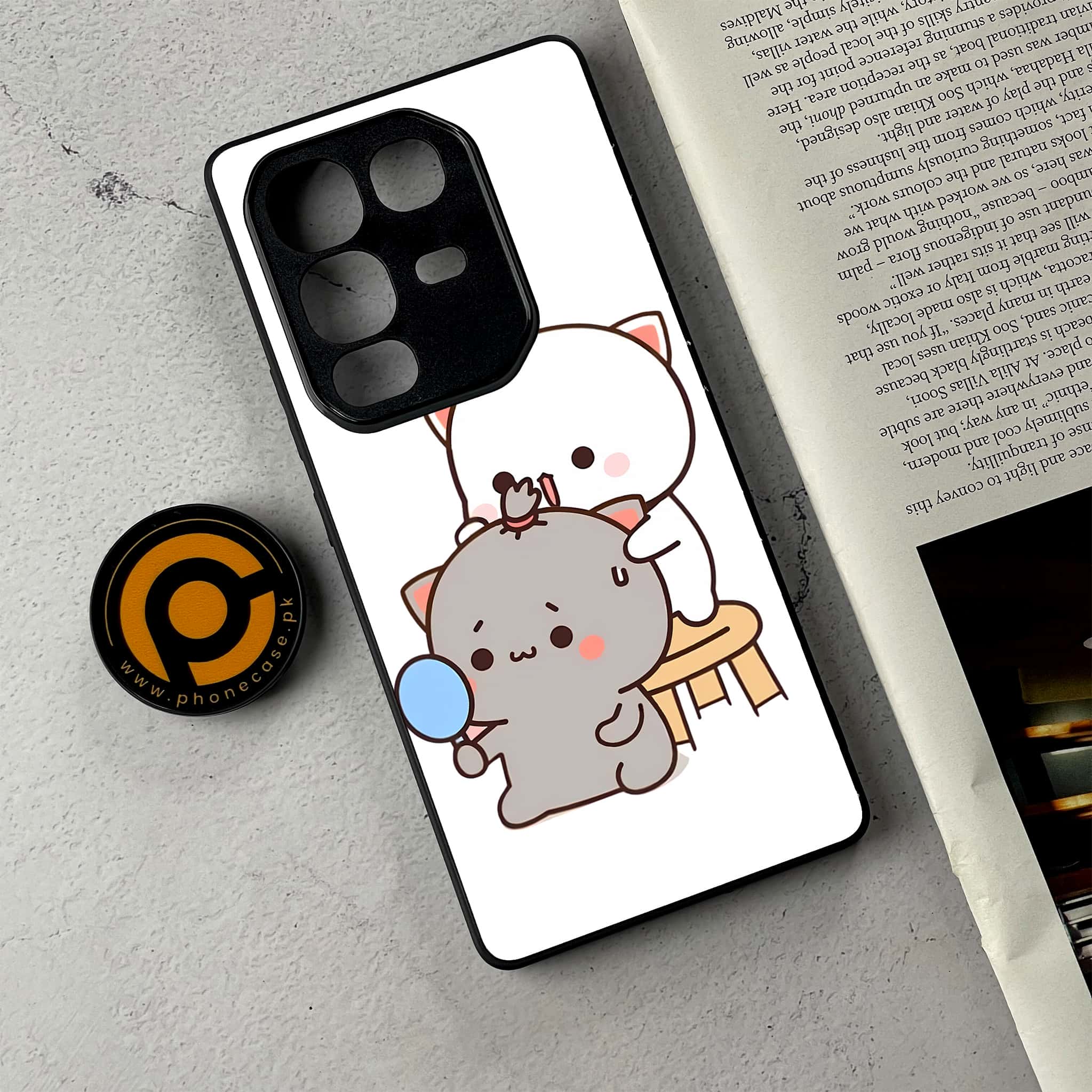 Infinix Note 50 Pro Plus - Cute BuBu DuDu Series - Premium Metal Printed Soft Bumper Shockproof Case