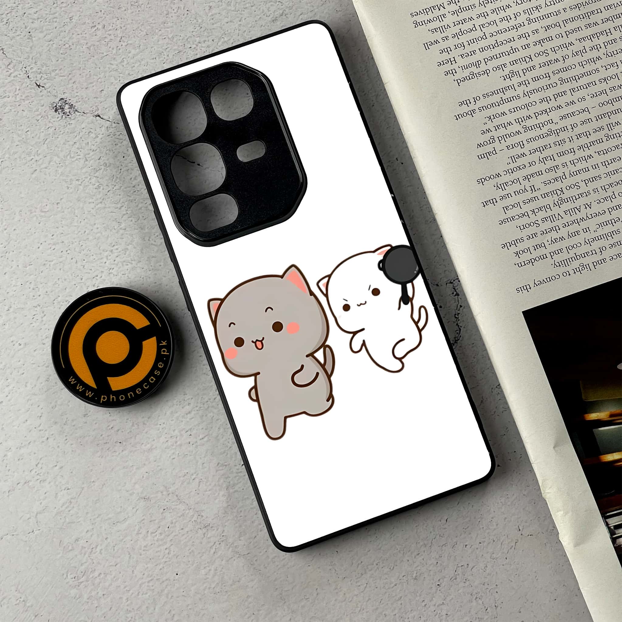 Infinix Note 50 Pro Plus - Cute BuBu DuDu Series - Premium Metal Printed Soft Bumper Shockproof Case