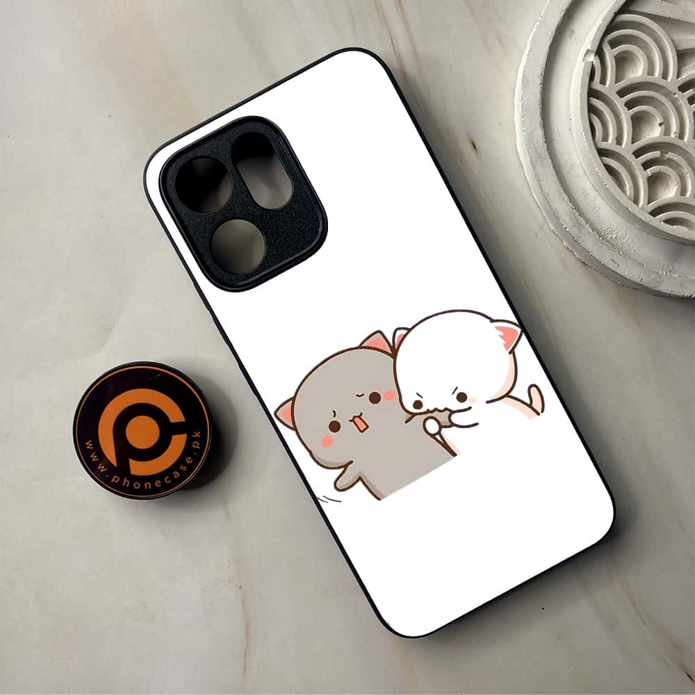 Oppo Reno 14F 5G - Cute BuBu DuDu Series - Premium Metal Printed Soft Bumper Shockproof Case