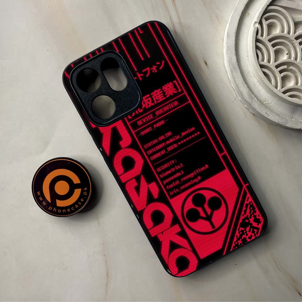 Oppo Reno 14F 5G - Cybernetic Warrior Series - Premium Metal Printed Soft Bumper Shockproof Case