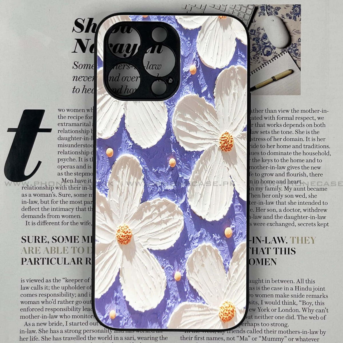 Daisy Delight Series - HQ Ultra Shine Premium Metal Phone Case All Models